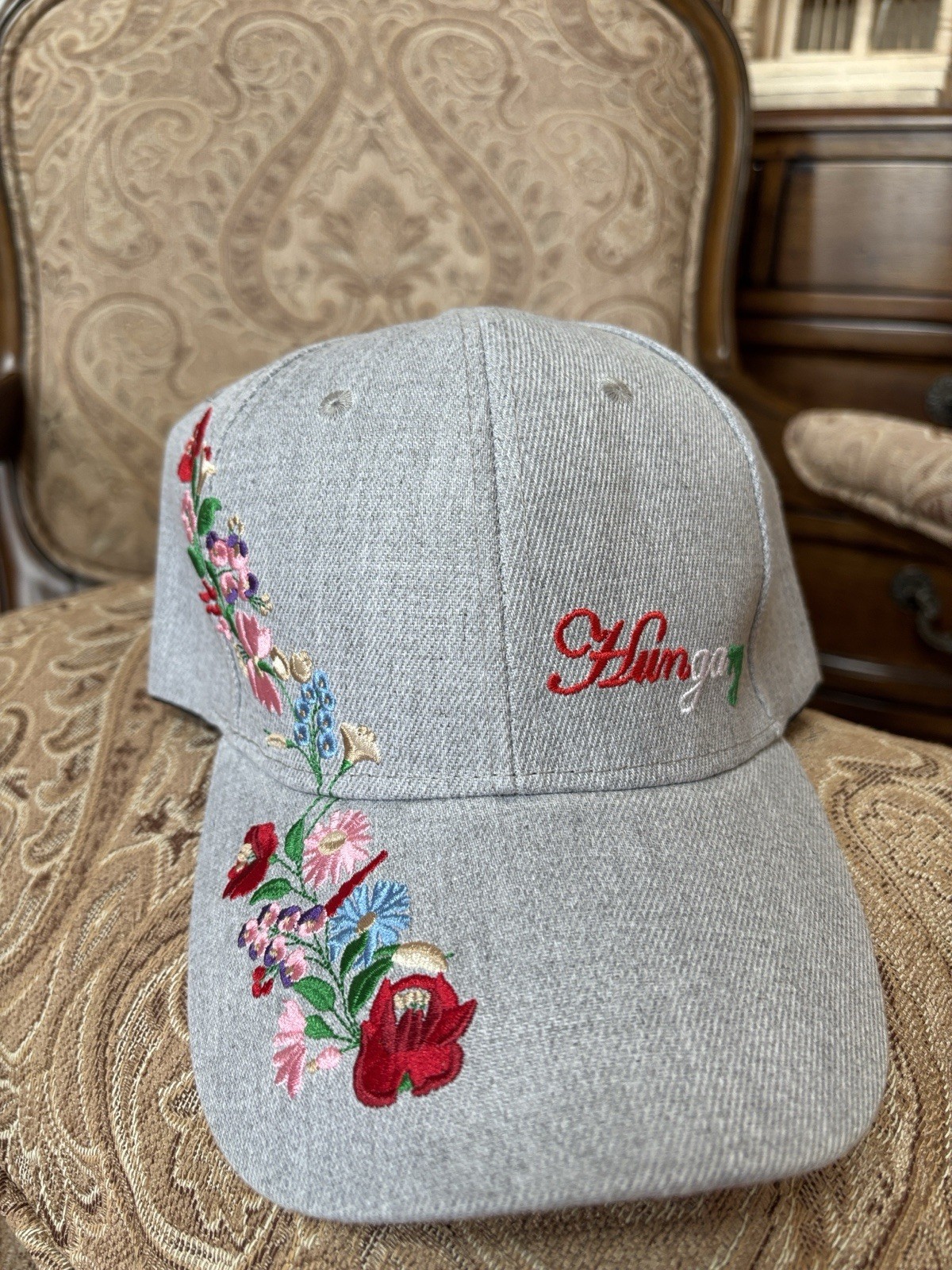 🇭🇺Hungary🇭🇺Baseball Cap Floral Embroidery