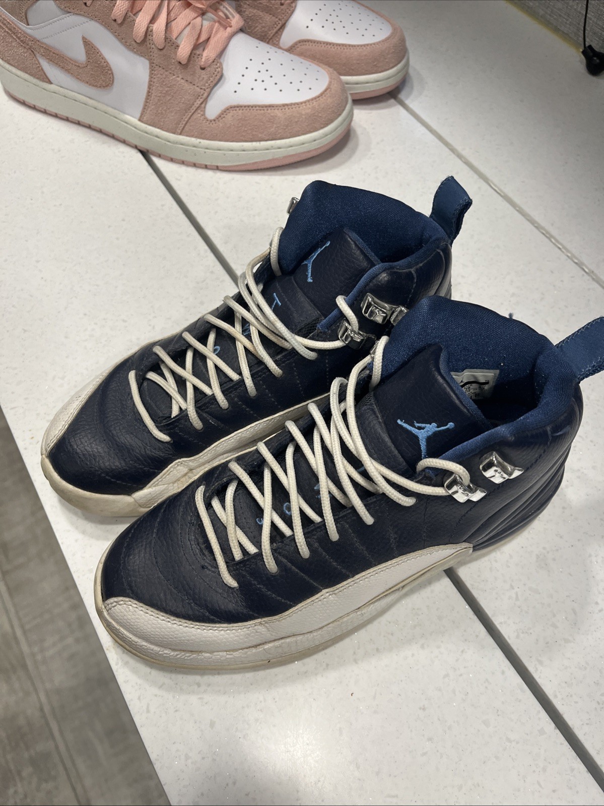 Nike Air Jordan Retro XII 12 Obsidian Blue GS Sz 4Y Womens Sz 5.5 153265-410