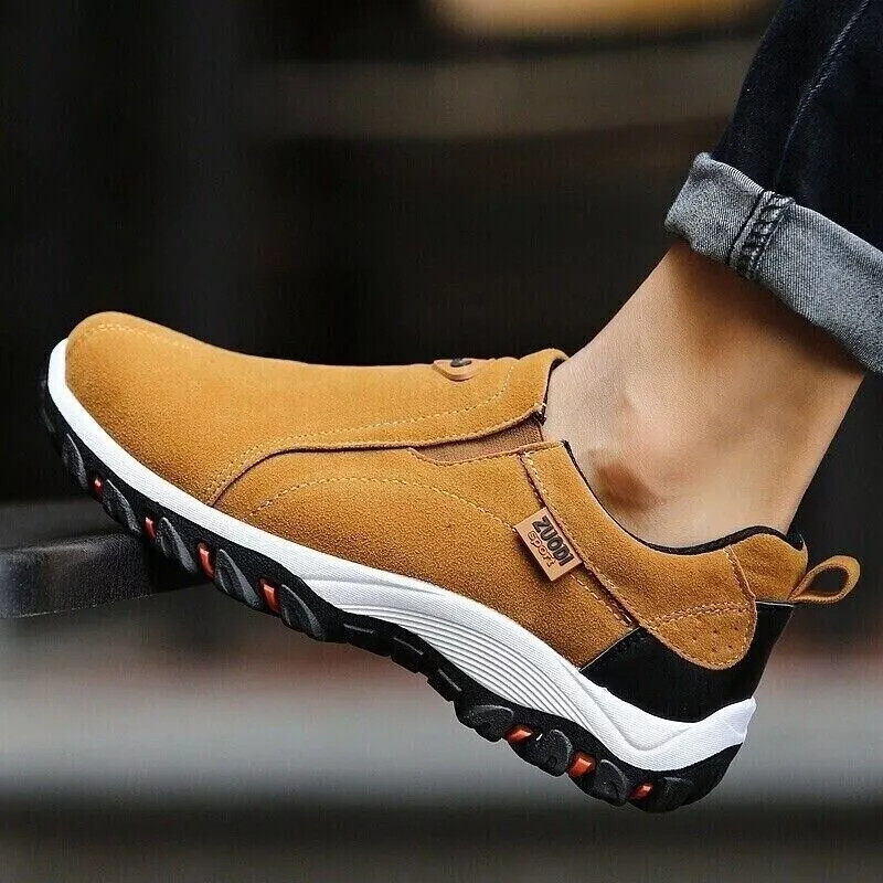 Men’s Loafer Slip On Athletic Shoes Casual Walking Sneakers Outdoor Sports