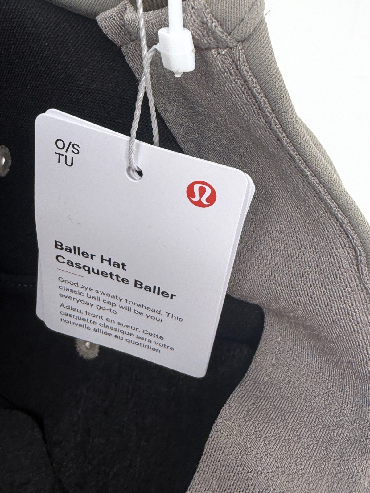 Lululemon Baller Hat Cap Adjustable WSHG Warm Ash Gray