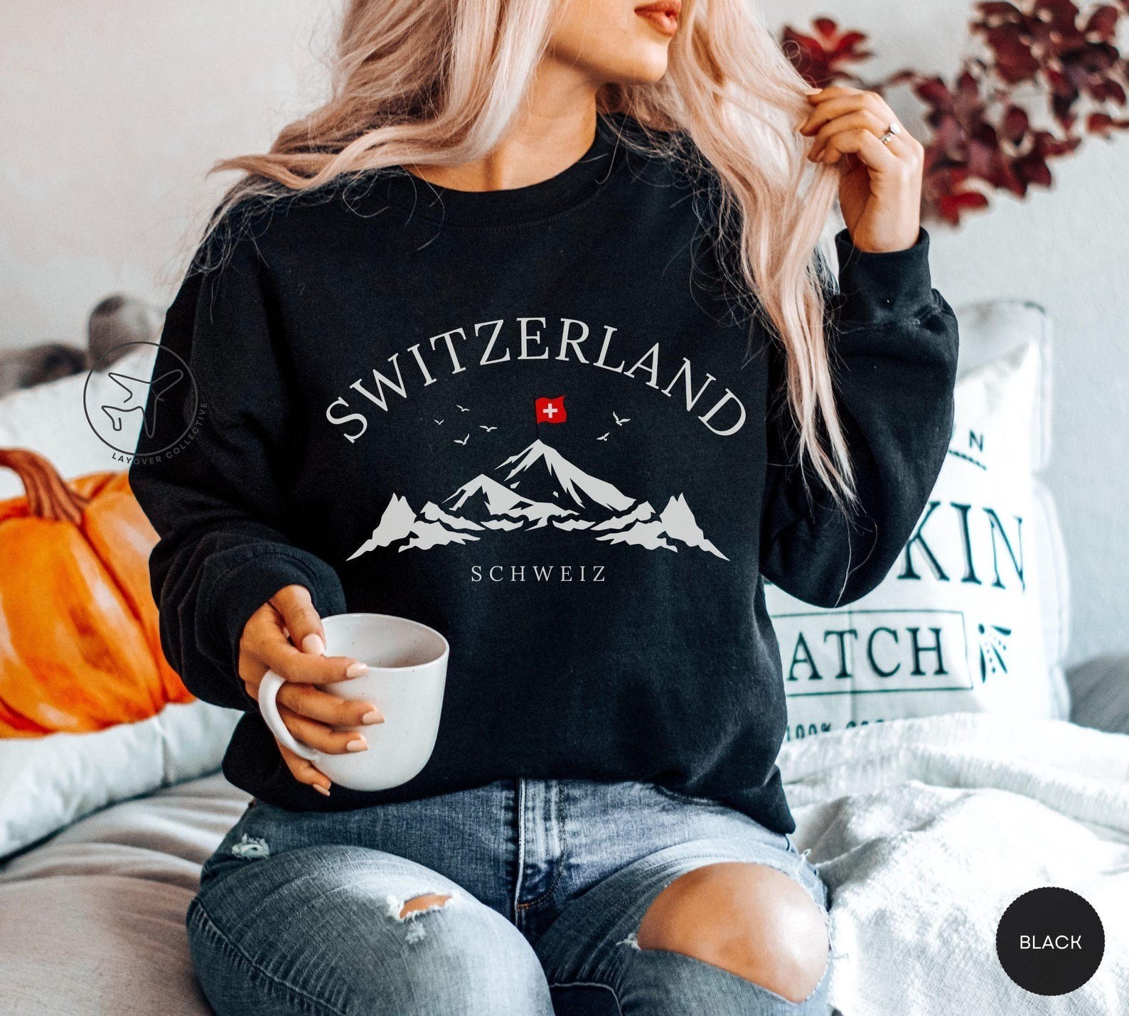 Switzerland Sweatshirt Travel Unisex Switzerland Trip Sweater Gift Tee