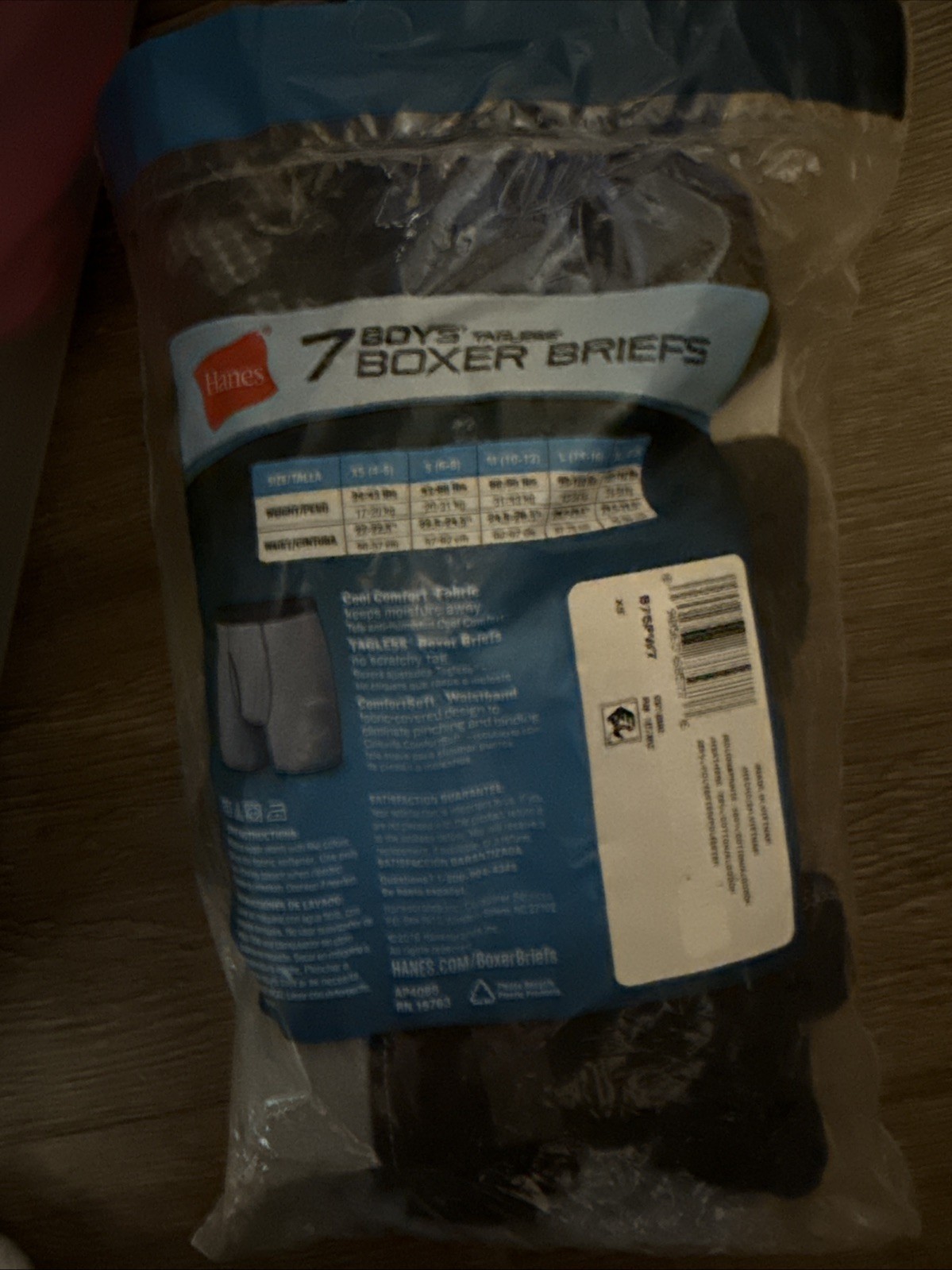 boys hanes boxer / Briefs Size Small 5 Pairs Open Packege