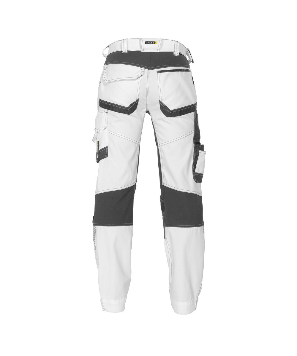 Mens Dassy Painters Trousers Dynax Work Pants Stretch Knee Pockets