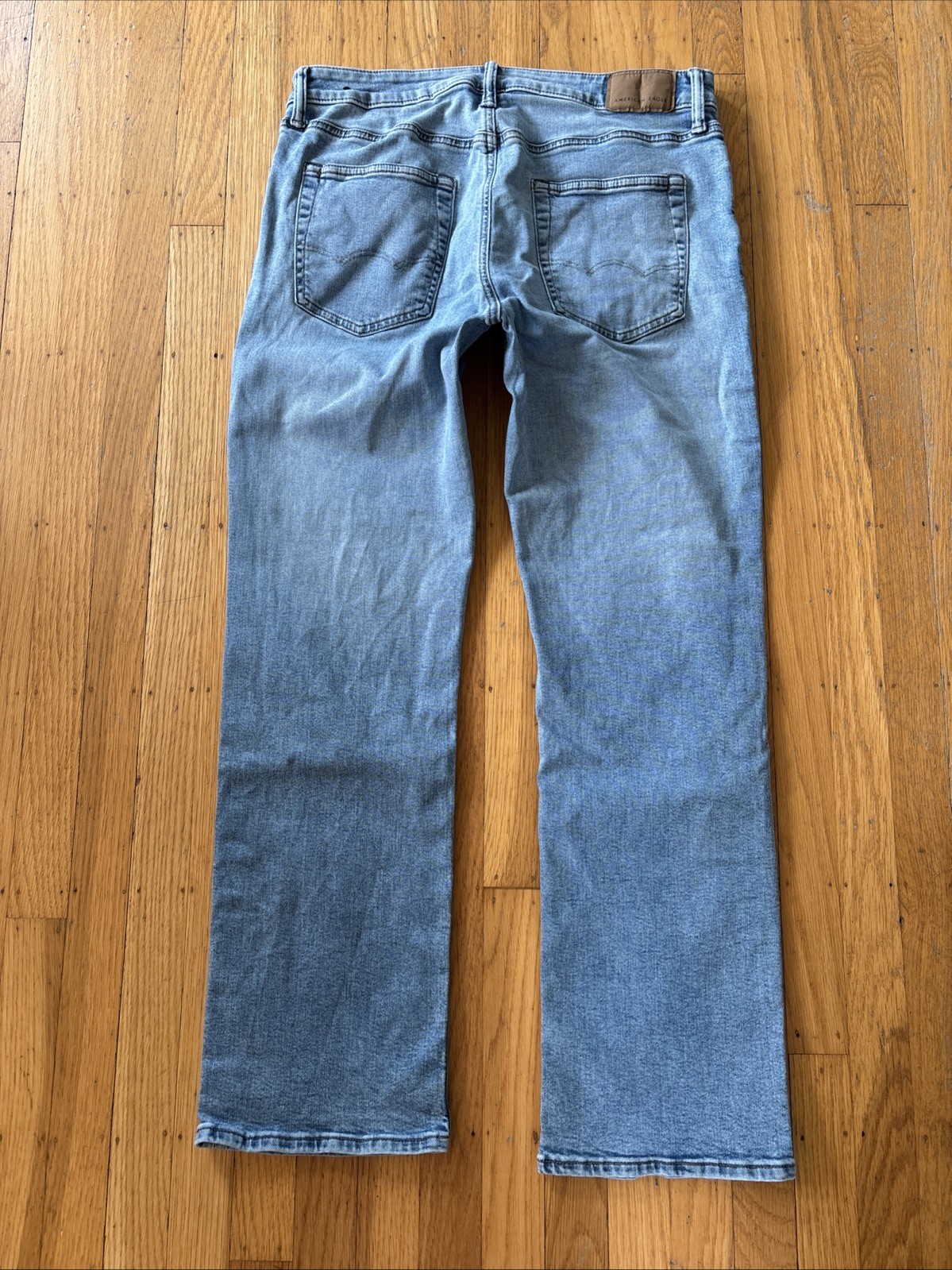 American Eagle Airflex+ Stretch Men’s Original Straight Jeans Medium Wash 34×32