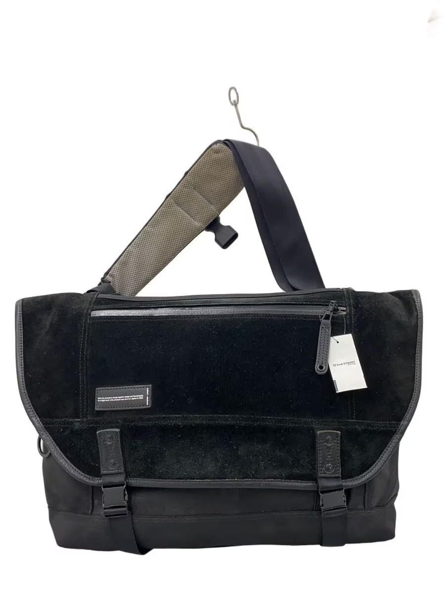 MSPC (master-piece) Suede Shoulder Bag, Black 01222
