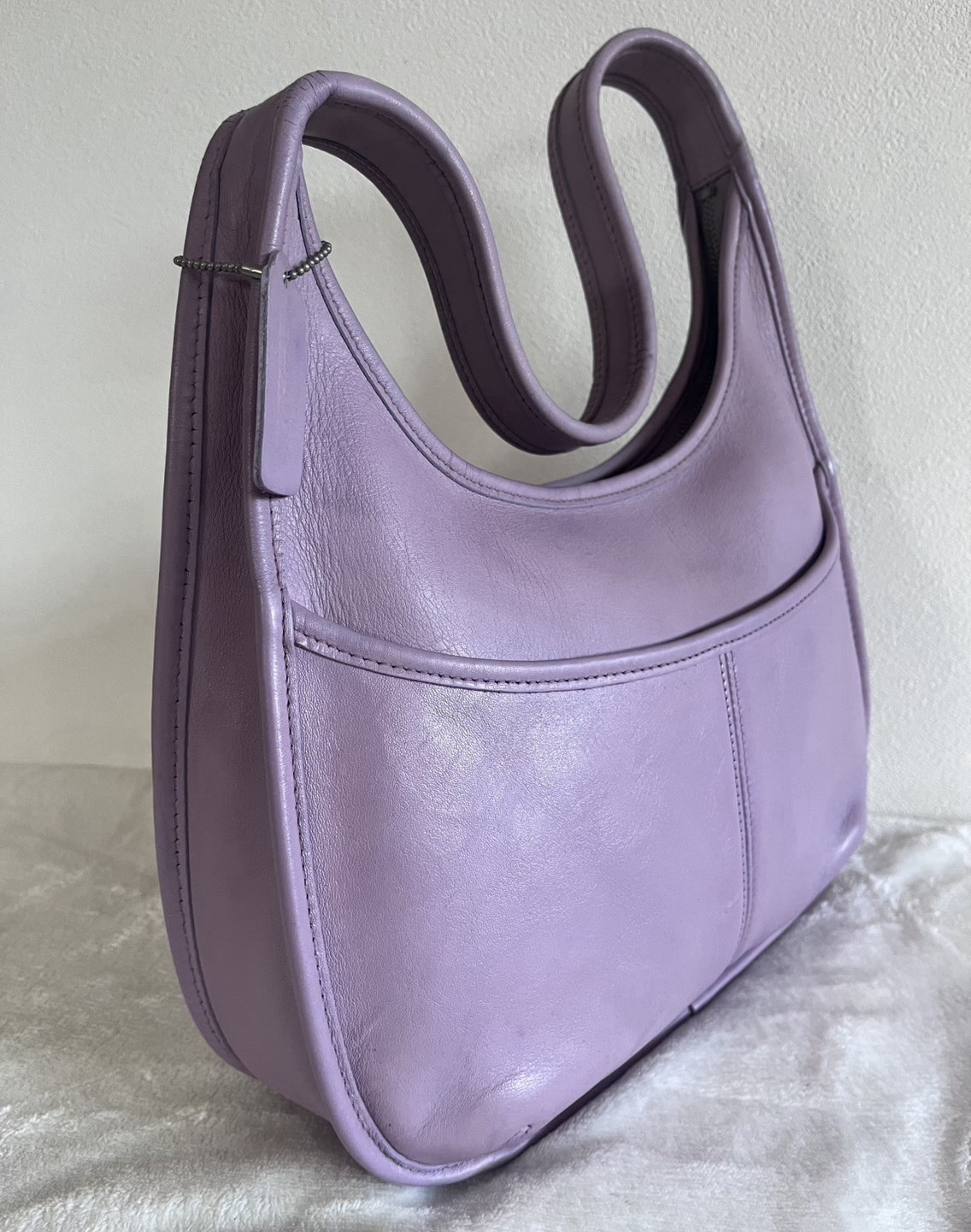 Coach MEDIUM C8C 9033 Vintage Lavender Leather Ergo Shoulder Bag