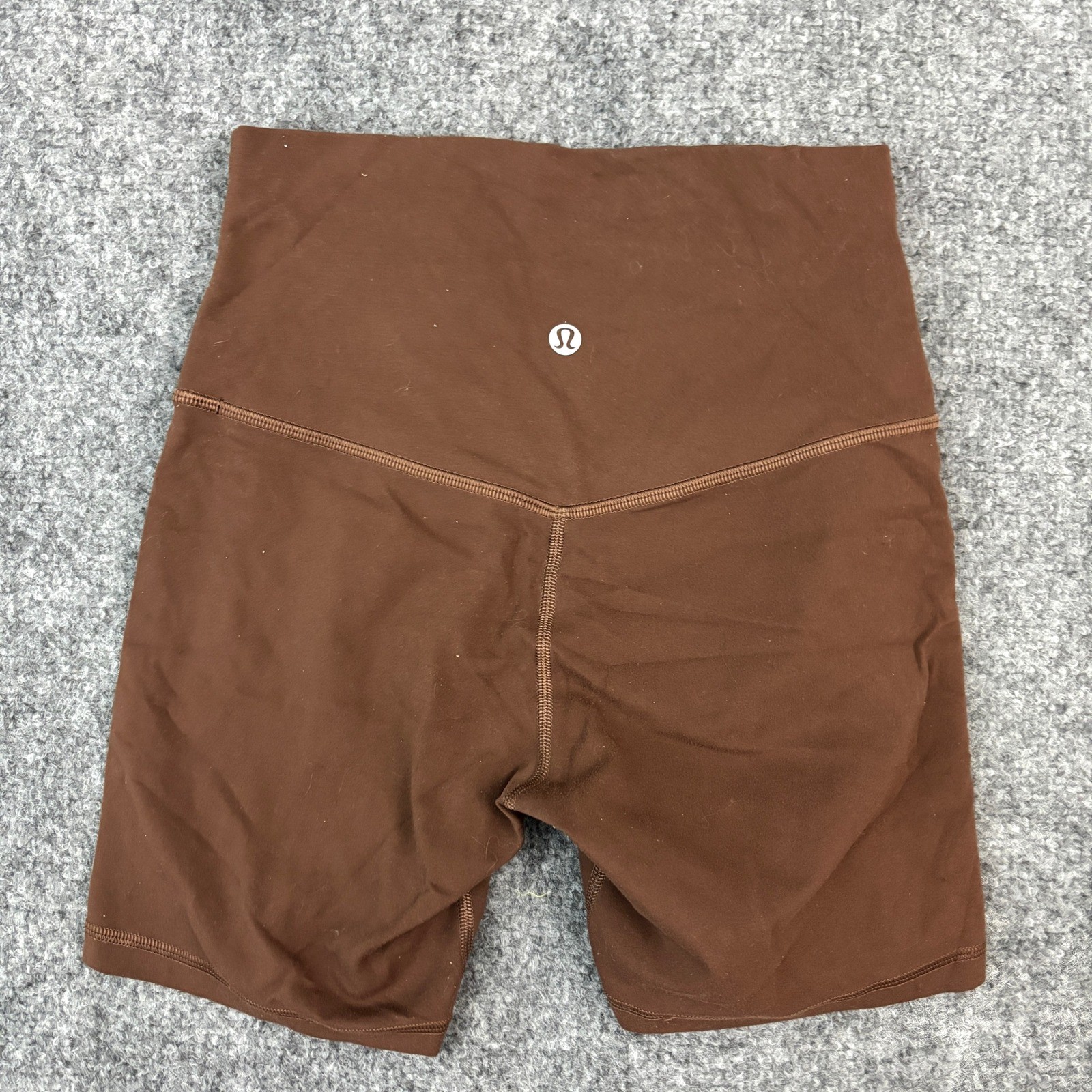 Lululemon Align High Rise Shorts Brown Womens Size 4 Yoga Biker Short