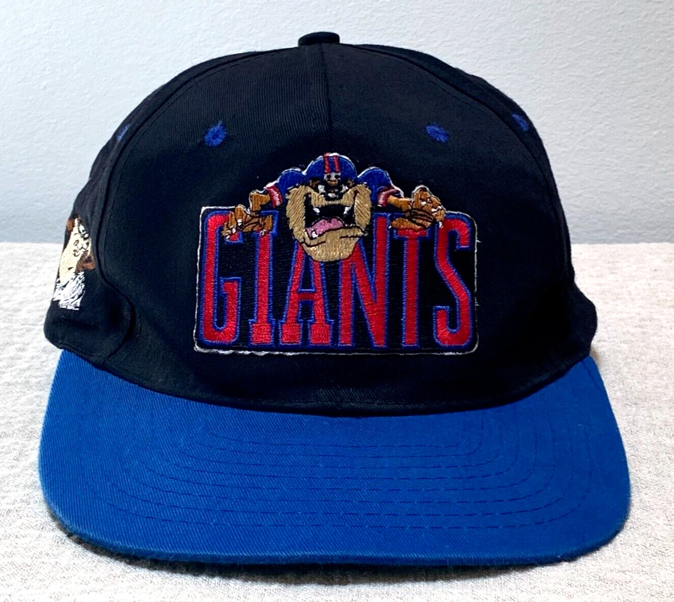 Vintage New York Giants Tasmanian Devil Snapback Hat 1992 Fresh Caps