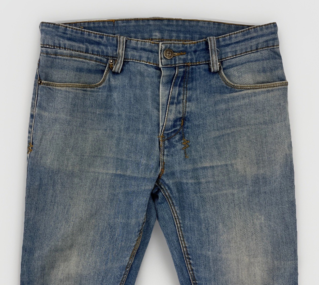 KSubi Jeans Van Winkle Exit Dust Blue Mens 30″ Skinny Fit Stretch Street