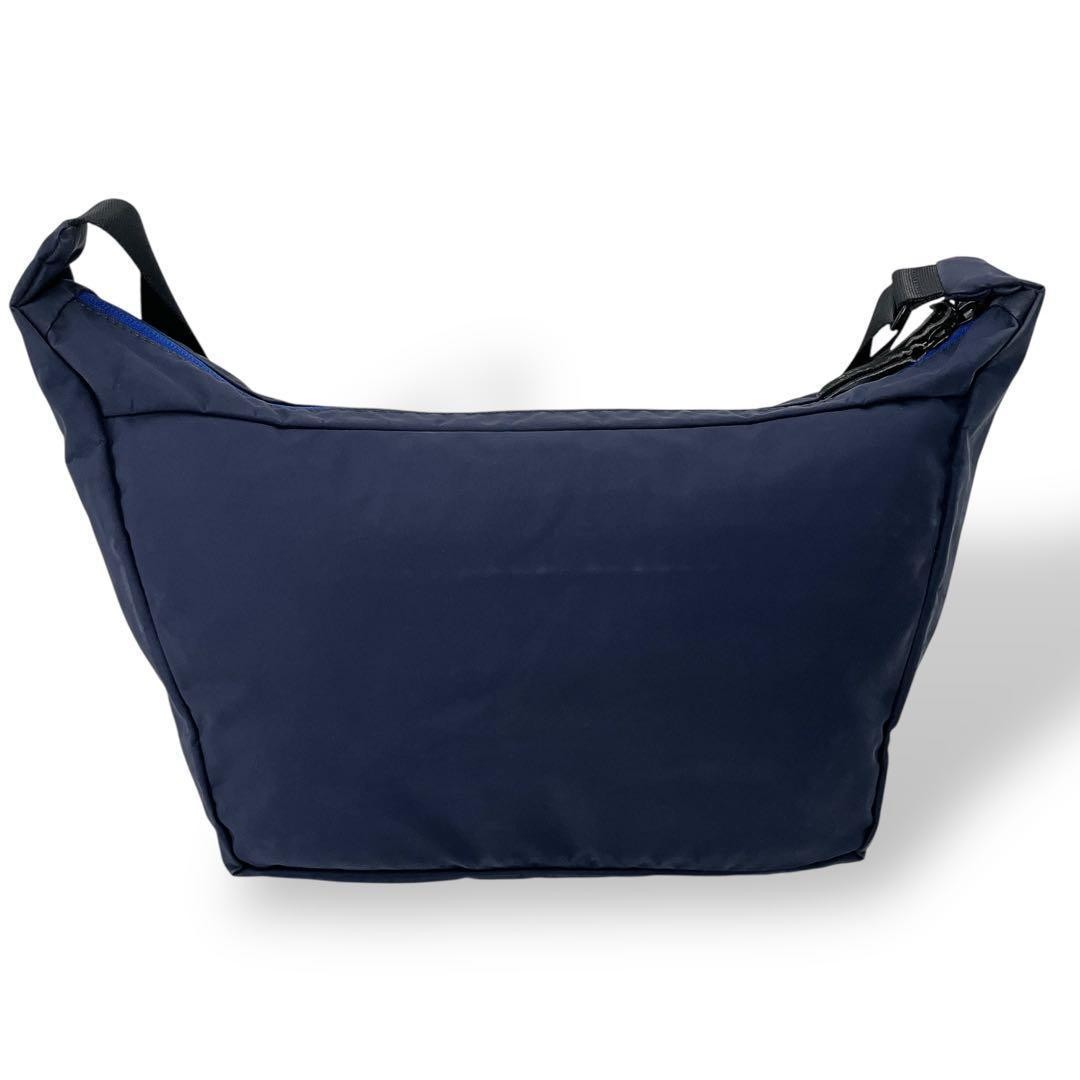 Porter Girl Mousse Navy Nylon Half Moon Shoulder Bag Used