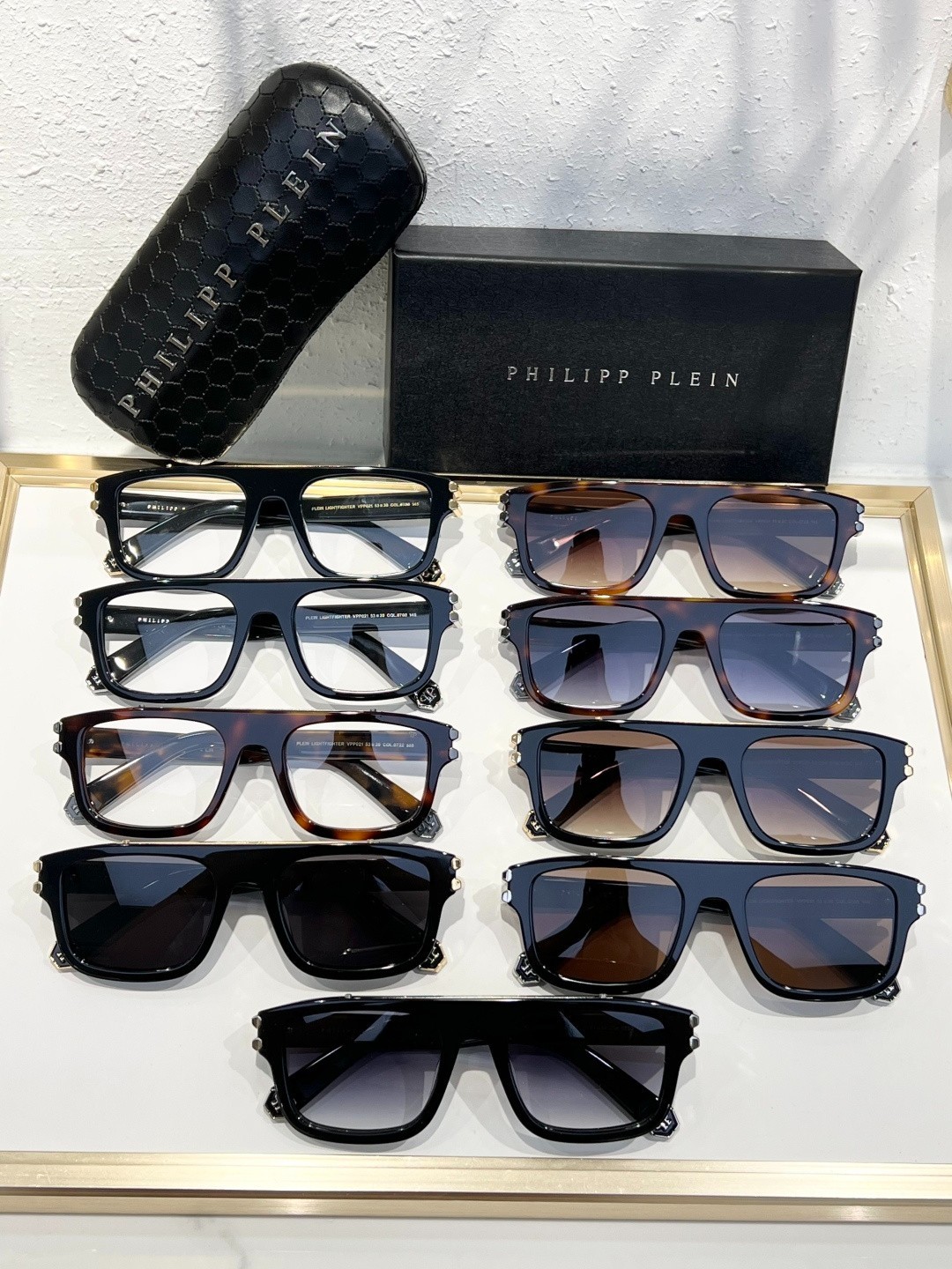 PHILIPP PLEIN VPP021 Sunglasses Unisex – Size 53□20-145