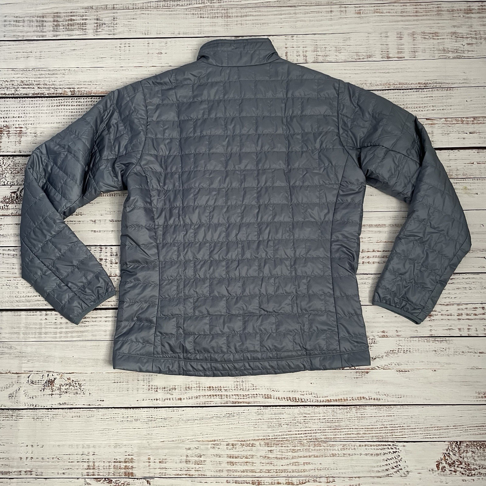 Patagonia Nano Puff Utility Blue Full Zip Lightweight Men’s Puffer Jacket Large