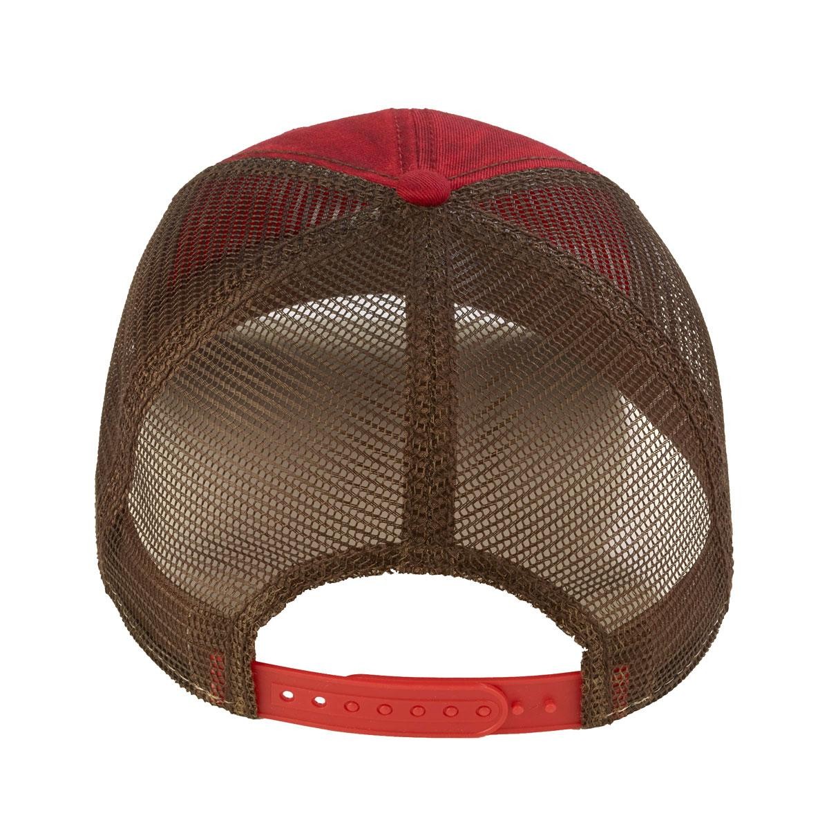 IH Washed, Dirty and Weathered “Look” Red & Brown Cap with Mesh Back 400863