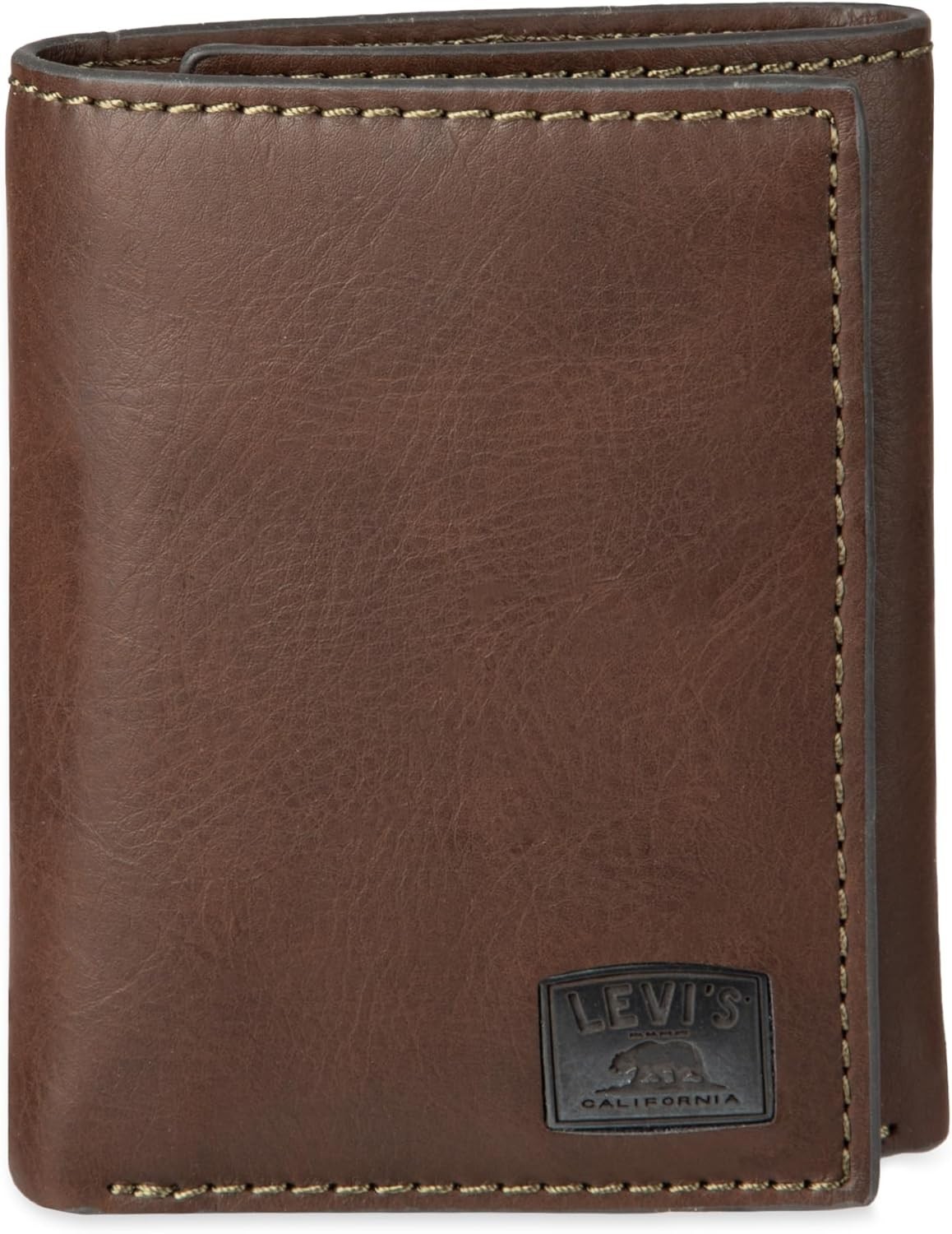 Durable Men’s Slim Trifold Wallet – 6 Card Slots & ID Window for Everyday Use