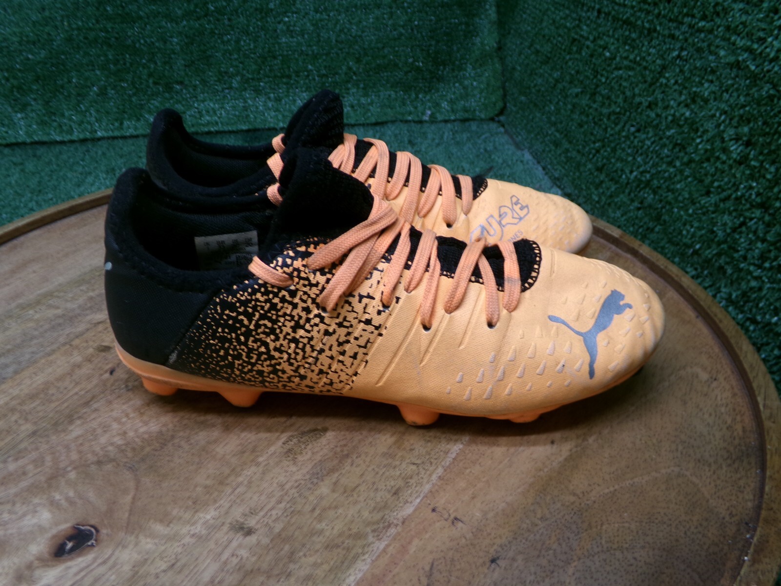 Puma Future 4.3 Boys Orange Athletic Running Soccer Cleats Size 2C 106777-01