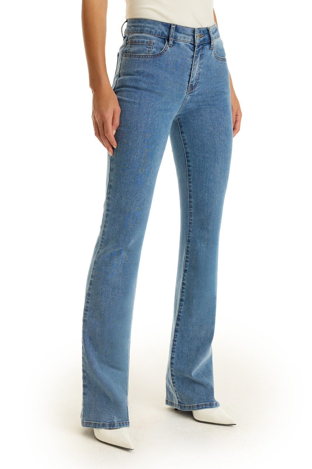 Aria Flare Jean Medium Blue Classic THE NOLI SHOP