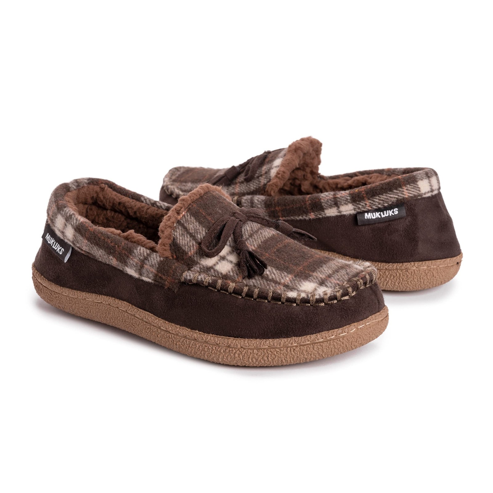 MUK LUKS mens Muk Luks® Men’s Tanver SlipperSlipper 13 Dark Brown