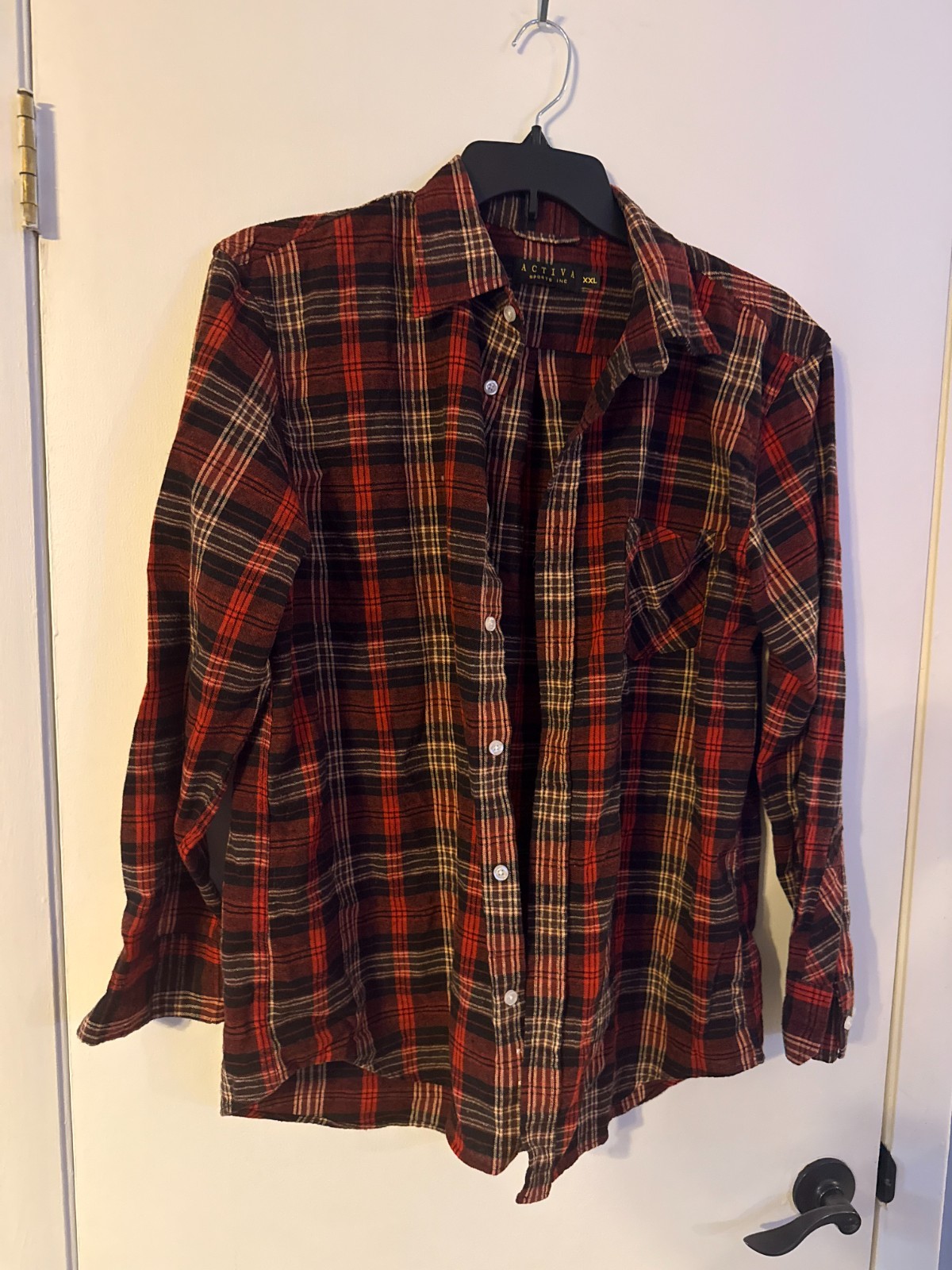 Activa mens Flannel Long Sleeve Shirt XXL