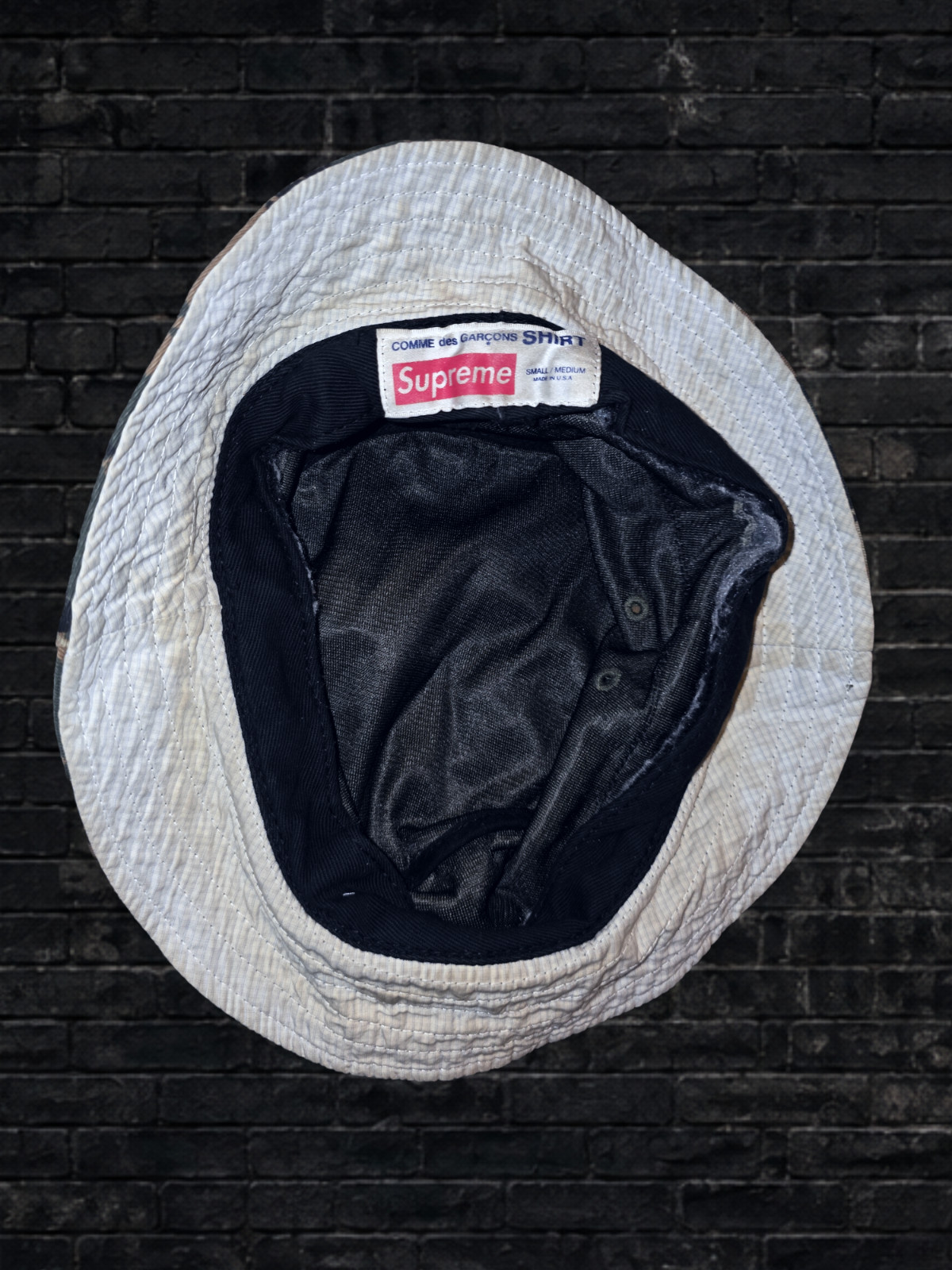 Supreme Comme Des Garcons Bucket Hat CDG Digi Camo Size S/M
