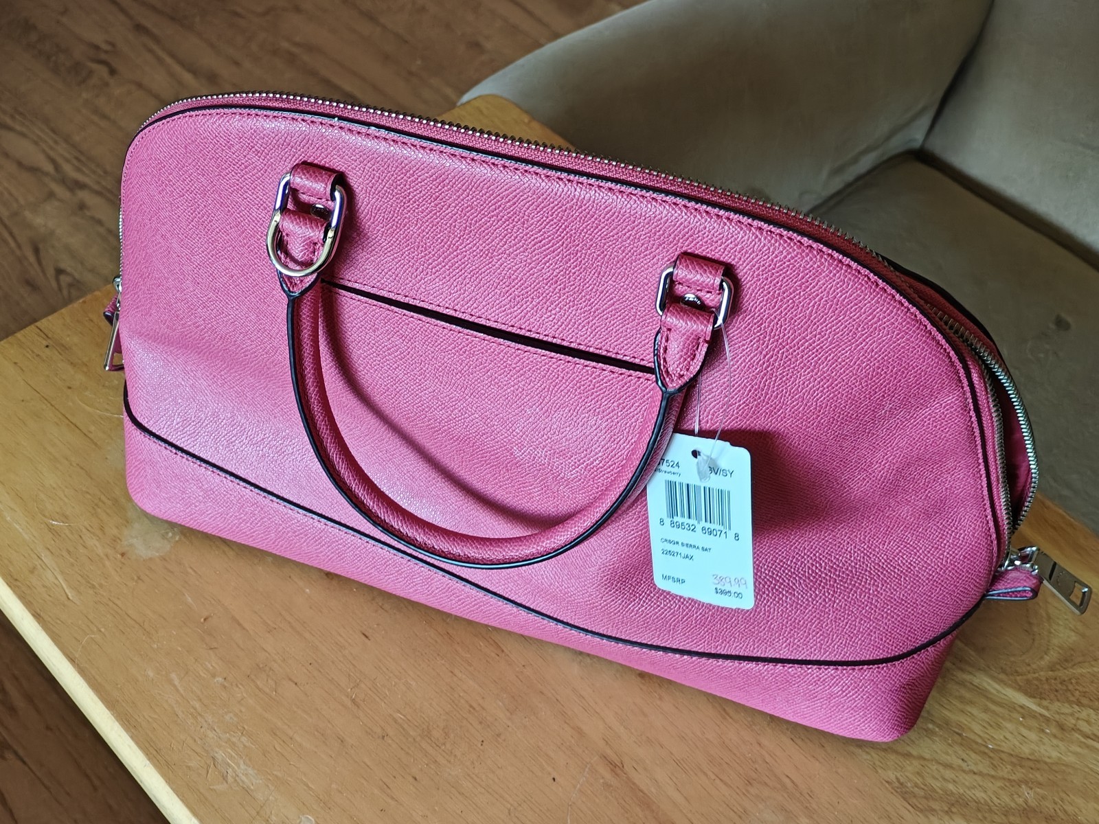 Coach Women’s Sierra F57524 Strawberry Satchel NWT