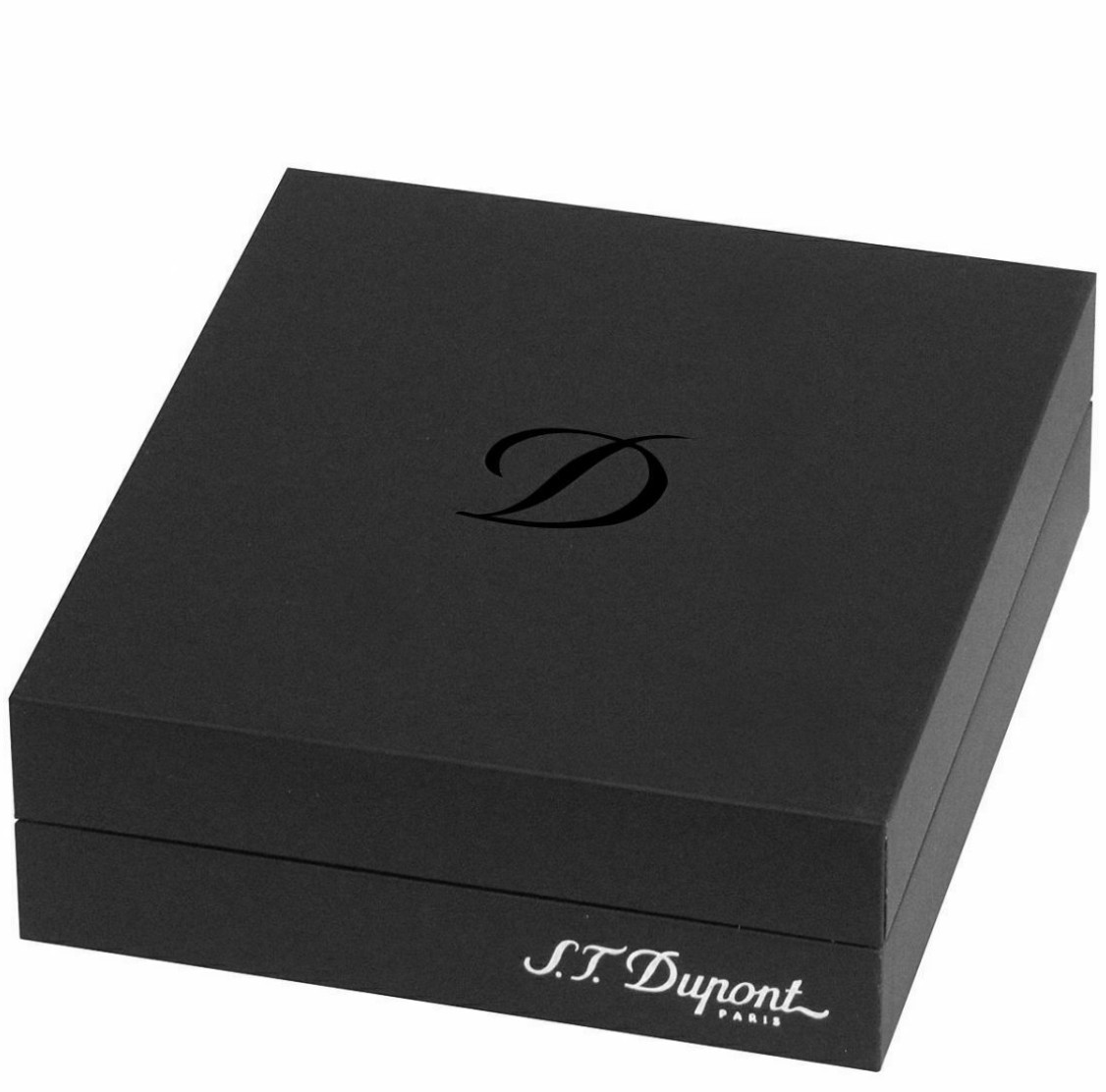 S.T. Dupont Reversible Black & Brown Leather Belt, Silver Buckle, 9540120, NIB