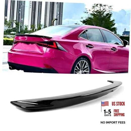 Rear Trunk Spoiler Wing Fit for Lexus is 2014-2020 IS200t IS250 IS300 IS350 is