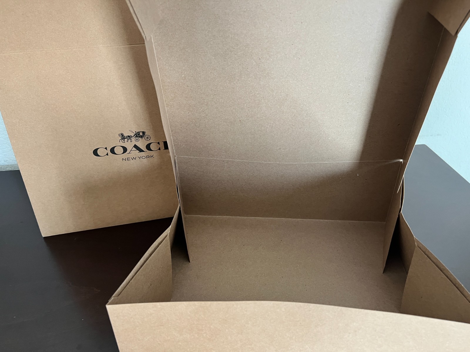 Two Coach Gift boxes Size (12″x10″x4.5″)