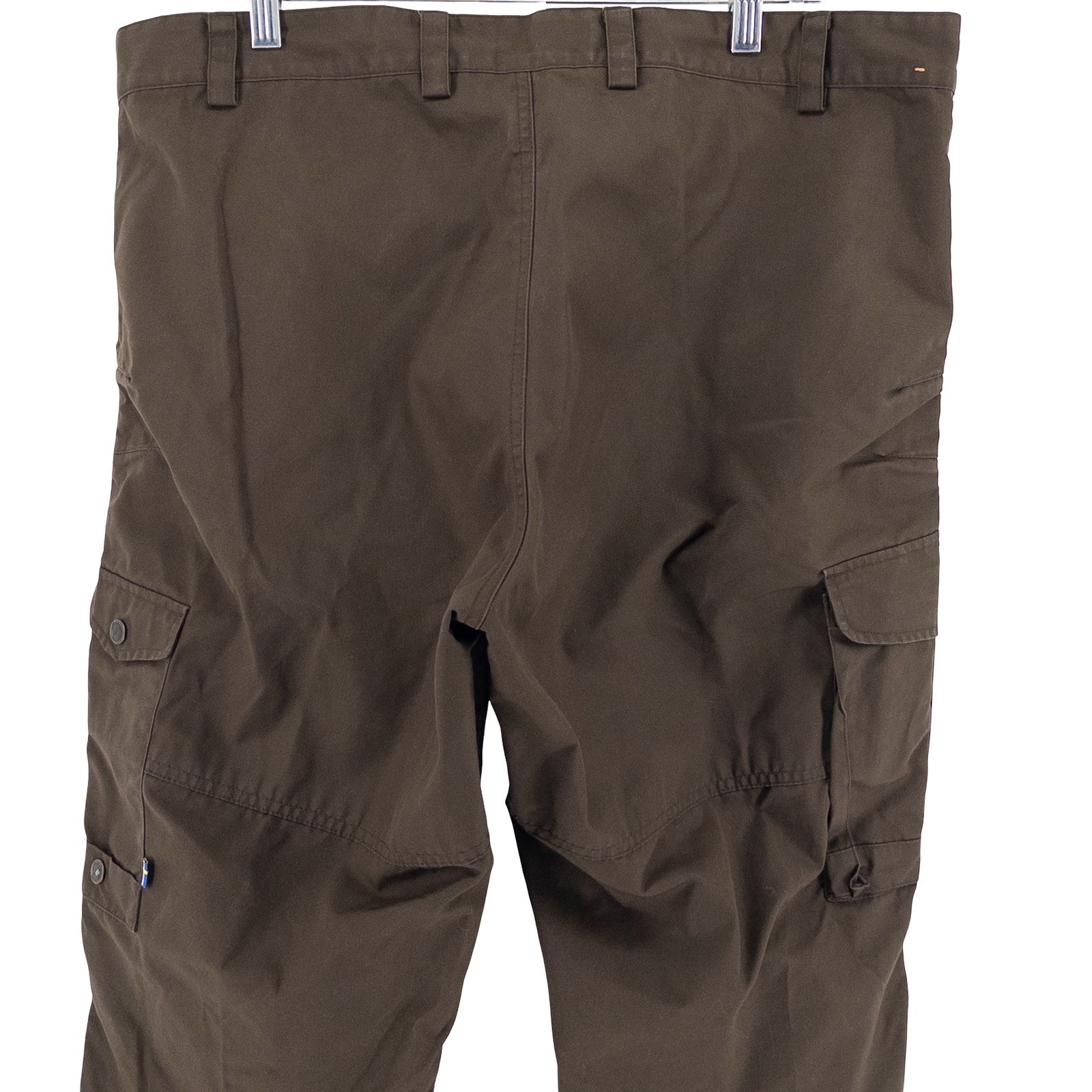 Fjallraven Mens US 38-39 Long Barents Pro Trousers Brown G-1000 Cargo Pants