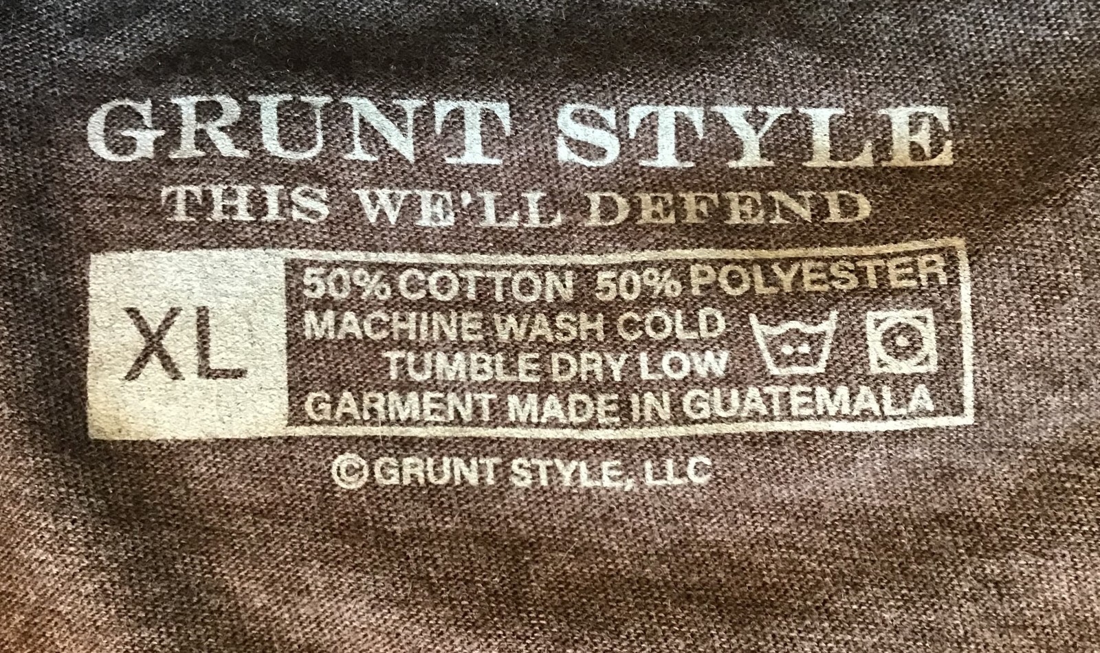 Warheads On Foreheads Grunt Style T-Shirt, Brown, Size XL