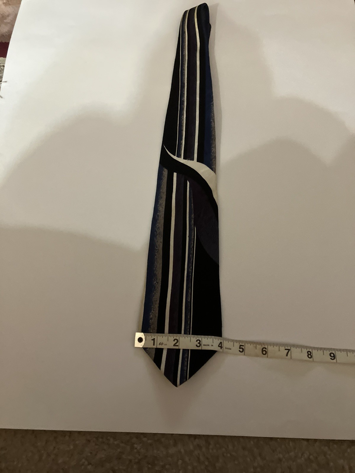 Valentino Pietro Tie Abstract 100% Silk Multi Color Business