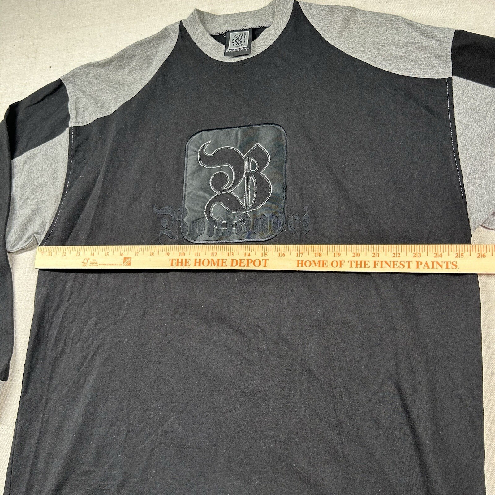 Vintage Bonidacci Bionzo Shirt Mens 2xl Hip Hop Colorblock Grunge Skater 90s USA