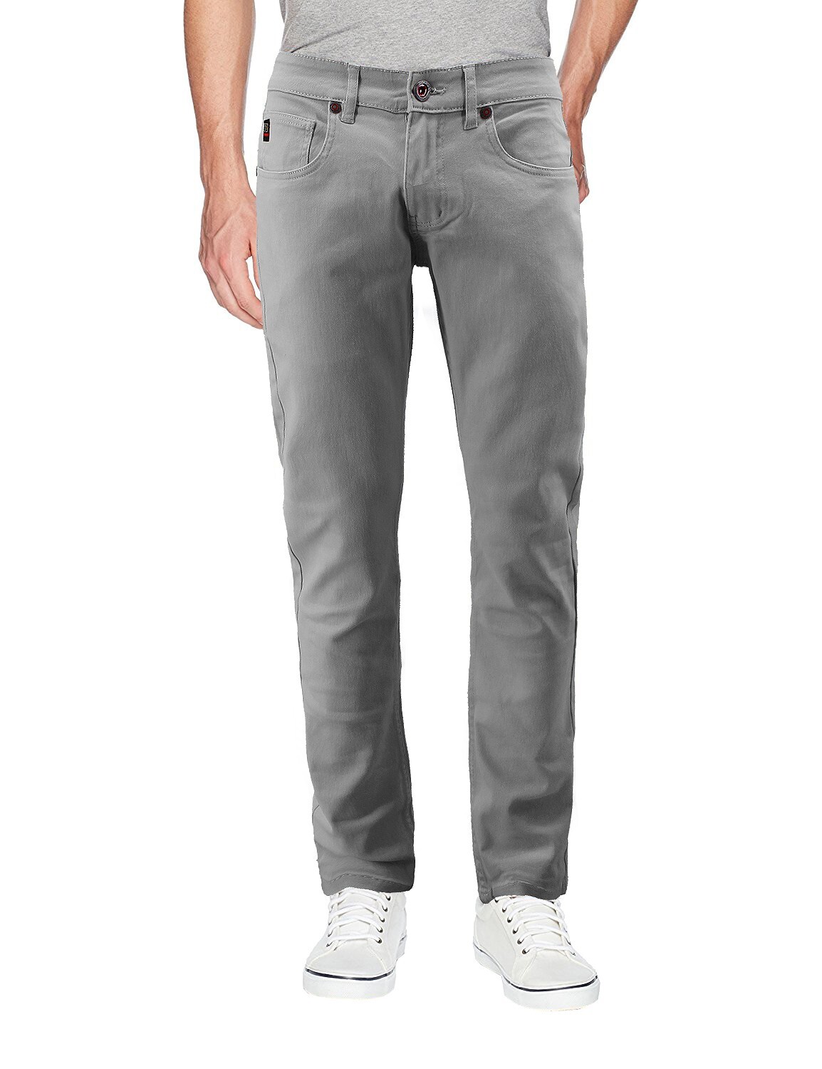 Men’s Slim Fit Casual Skinny Jeans Straight Leg Stretch Cotton Denim Pants