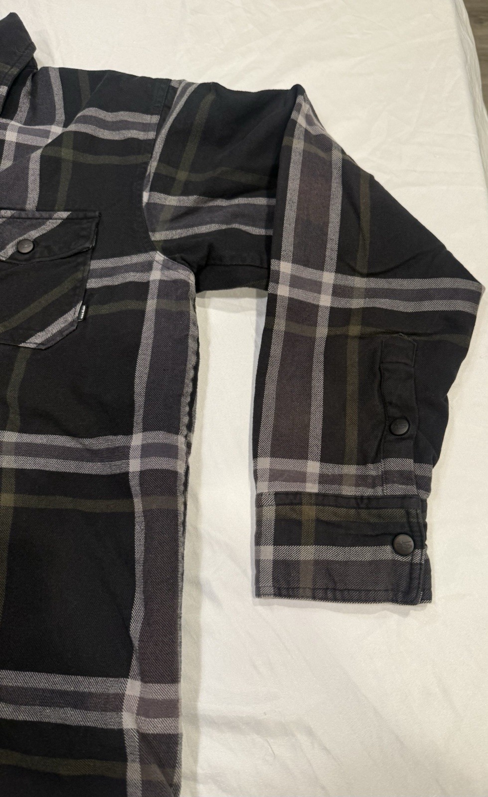 Nike 6.0 Insulated Flannel Jacket Men, Medium, Plaid, Lined