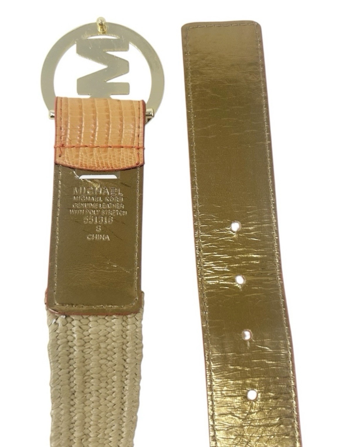 Michael Kors Genuine Leather Belt size Small