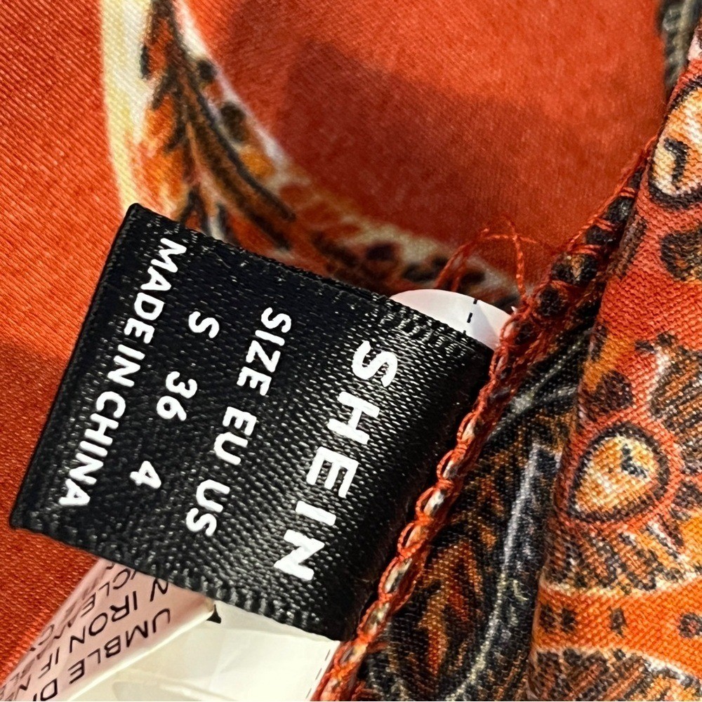 Shein Floral paisley Spaghetti Strap Maxi Dress size small