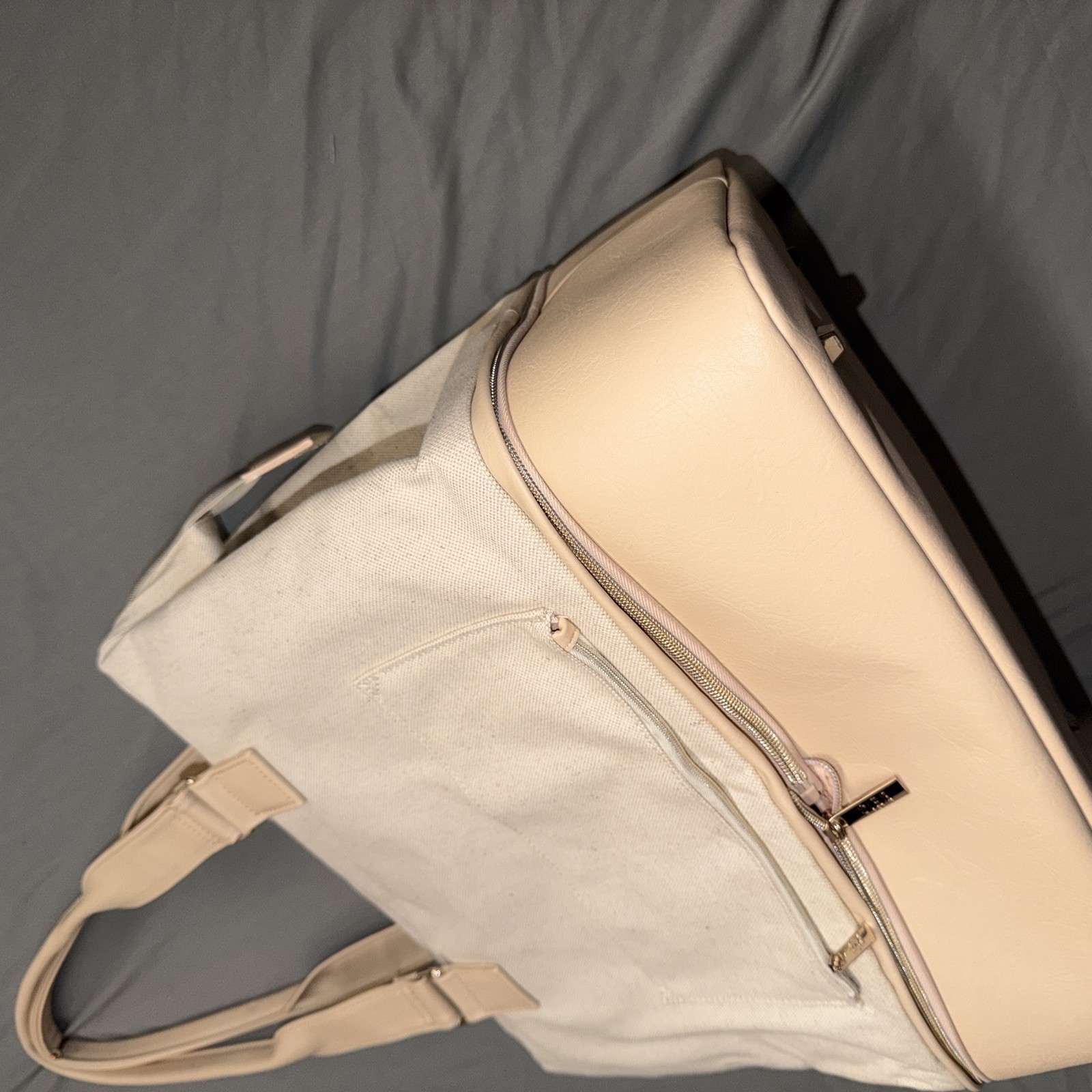 Beis The Convertible Mini Weekender in Beige