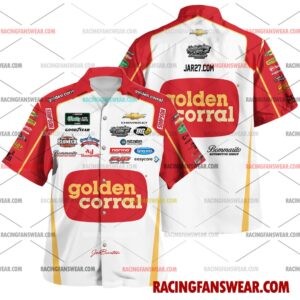 Jeb Burton Nascar Racing 2026 Apparel Clothes Hawaiian Polo Shirts