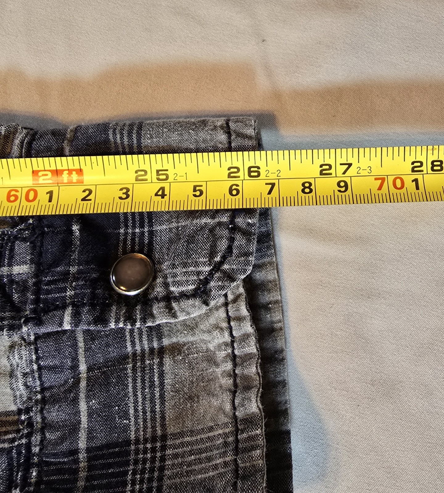 Buckle Pop Icon Clothing Mens XXL Button Up Shirt Western Embroidered Plaid
