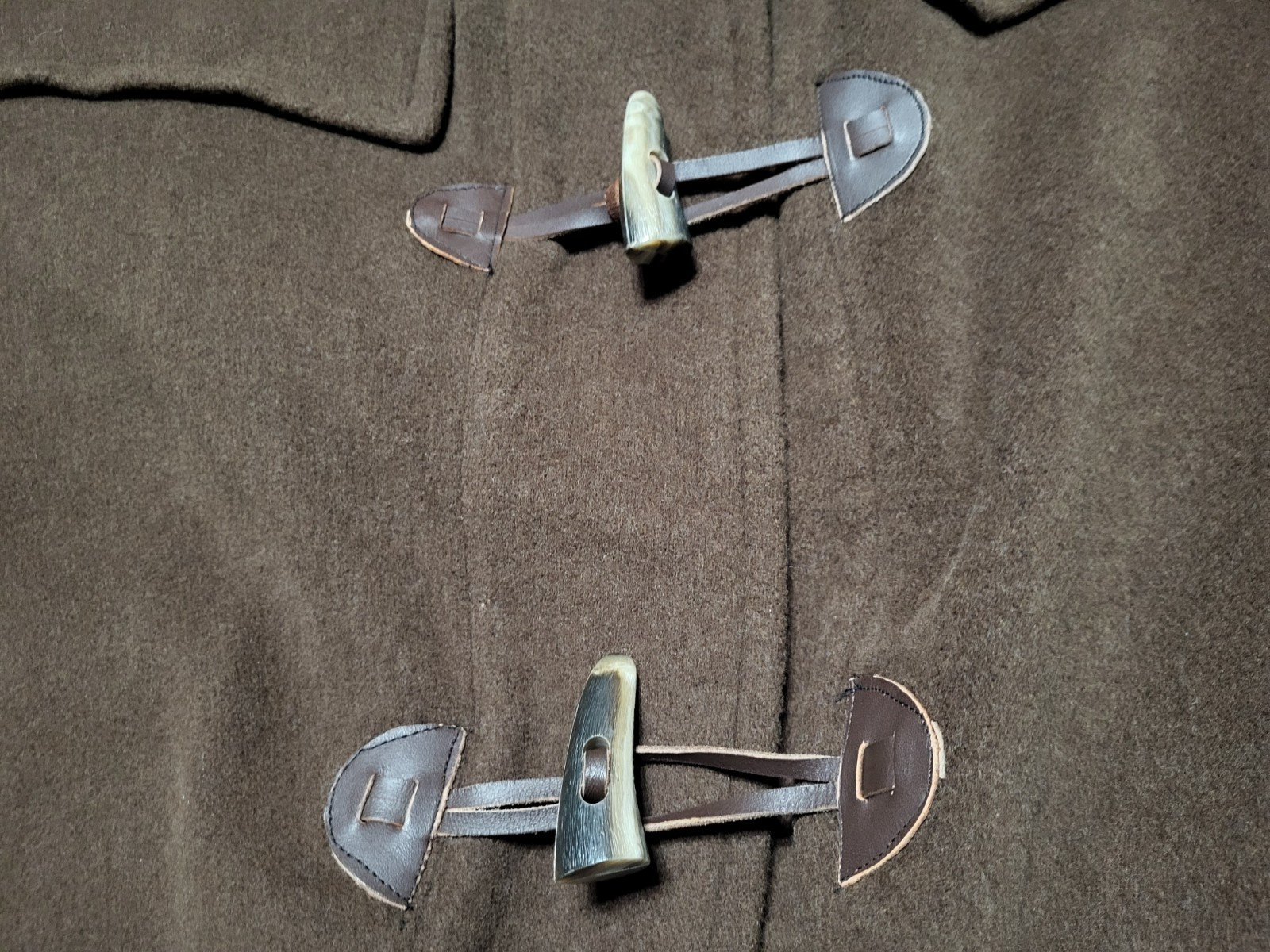 Vintage Griffe Duffle Coat Toggles Wool Cashmere Womens Italian Size 50 US:14 XL