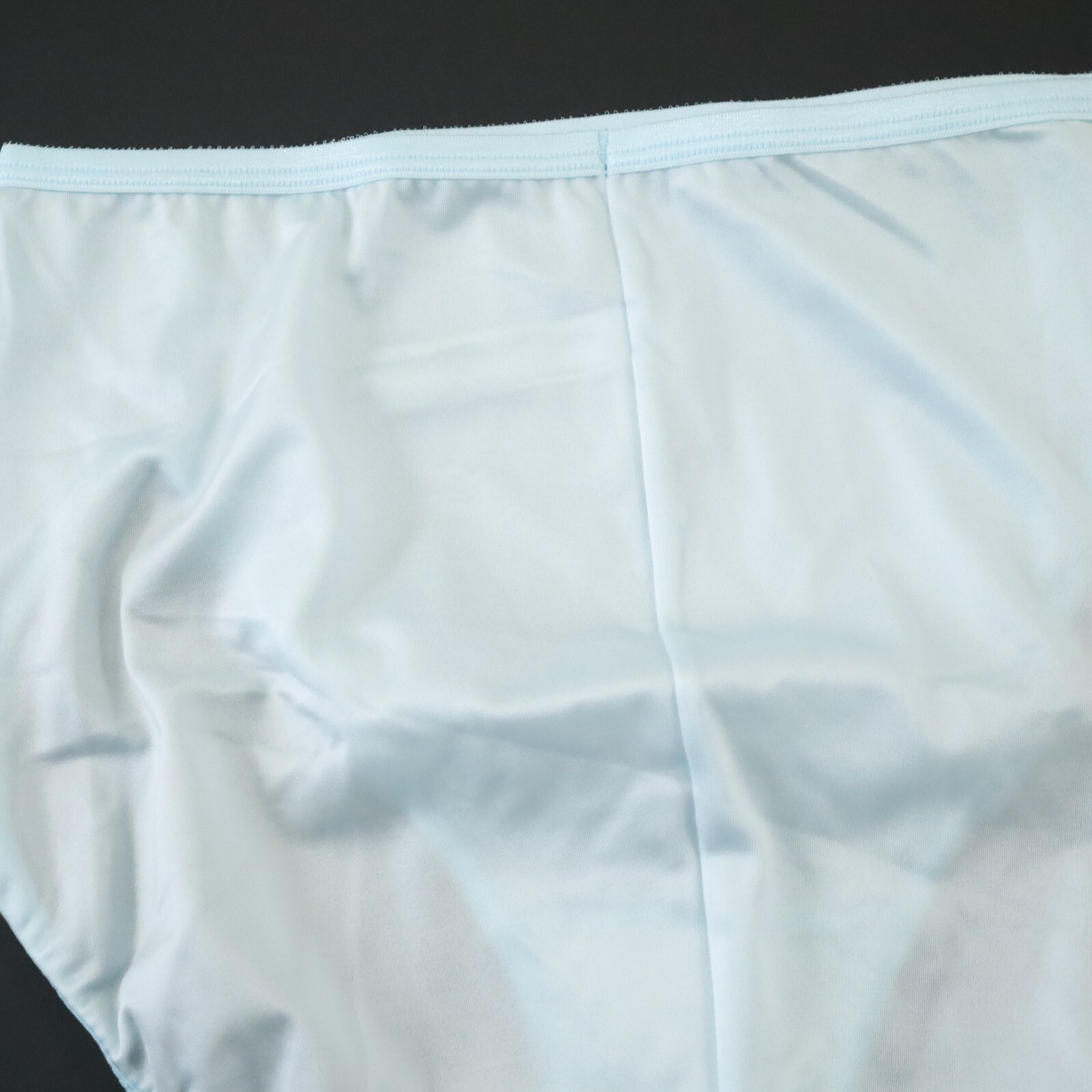 NEW Bali TRUE VTG 90s Silky Satin-Like High Cut Brief Panty LARGE