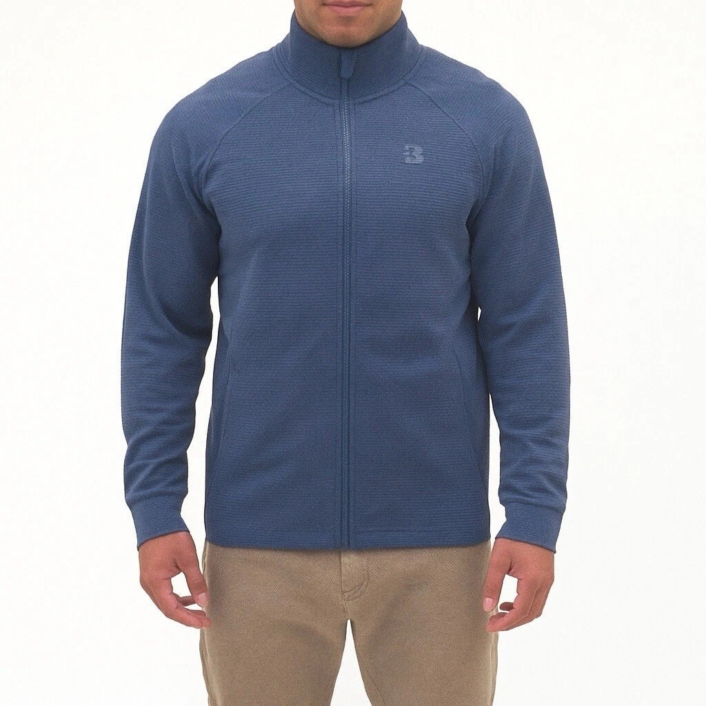 Bench Men’s Moisture Wicking Performance Jacket Blue, Size Medium (New)