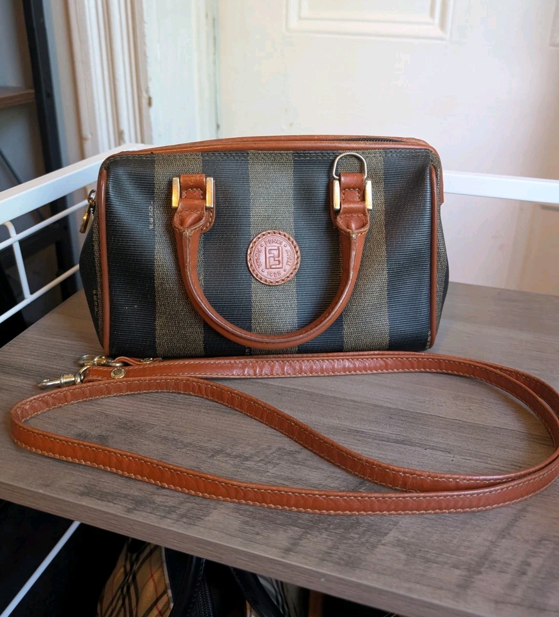 Vintage Fendi Nano Boston/Speedy Bag