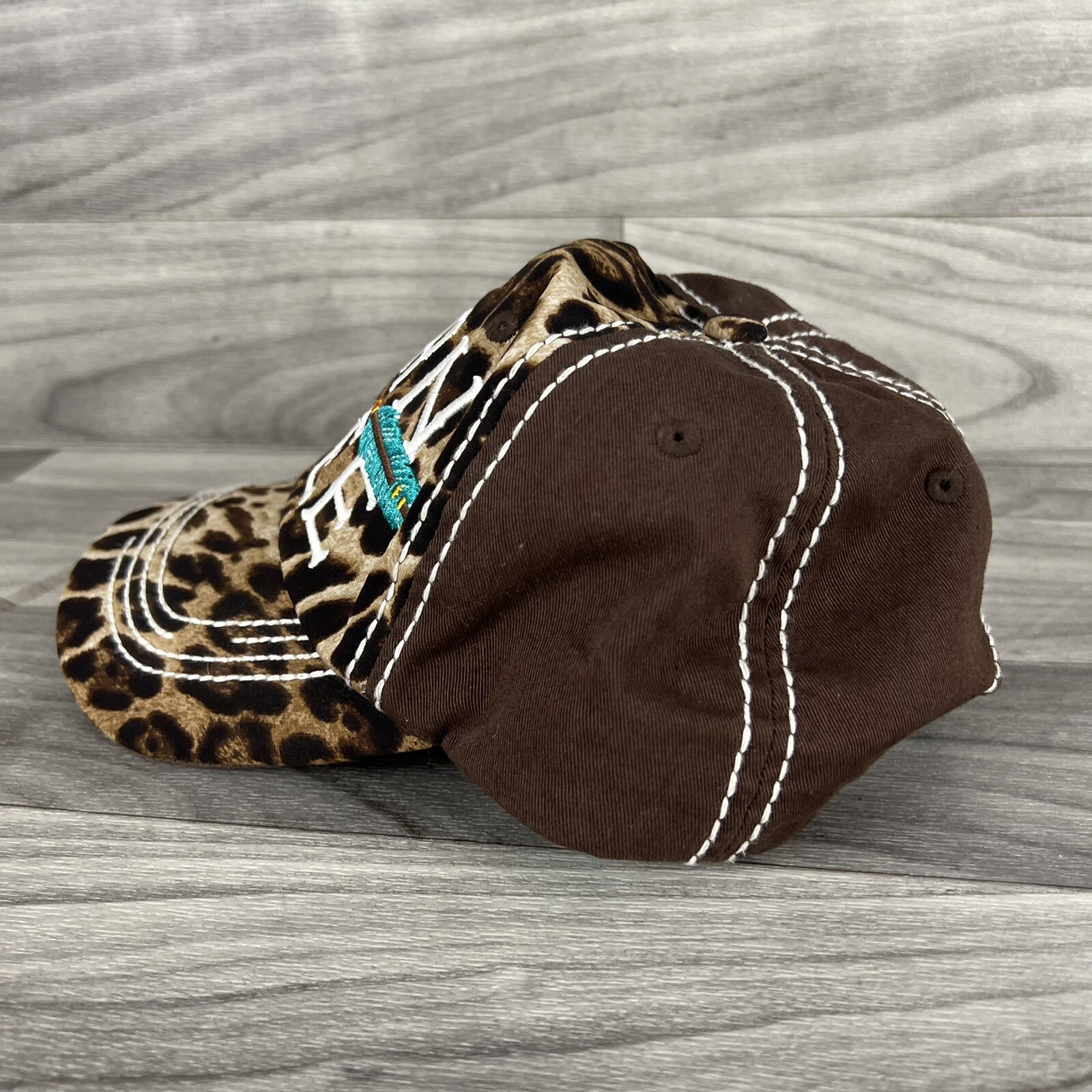 KBETHOS Baseball Cap Hat Womens Brown Adjustable Cheetah Born Free Boho Festival