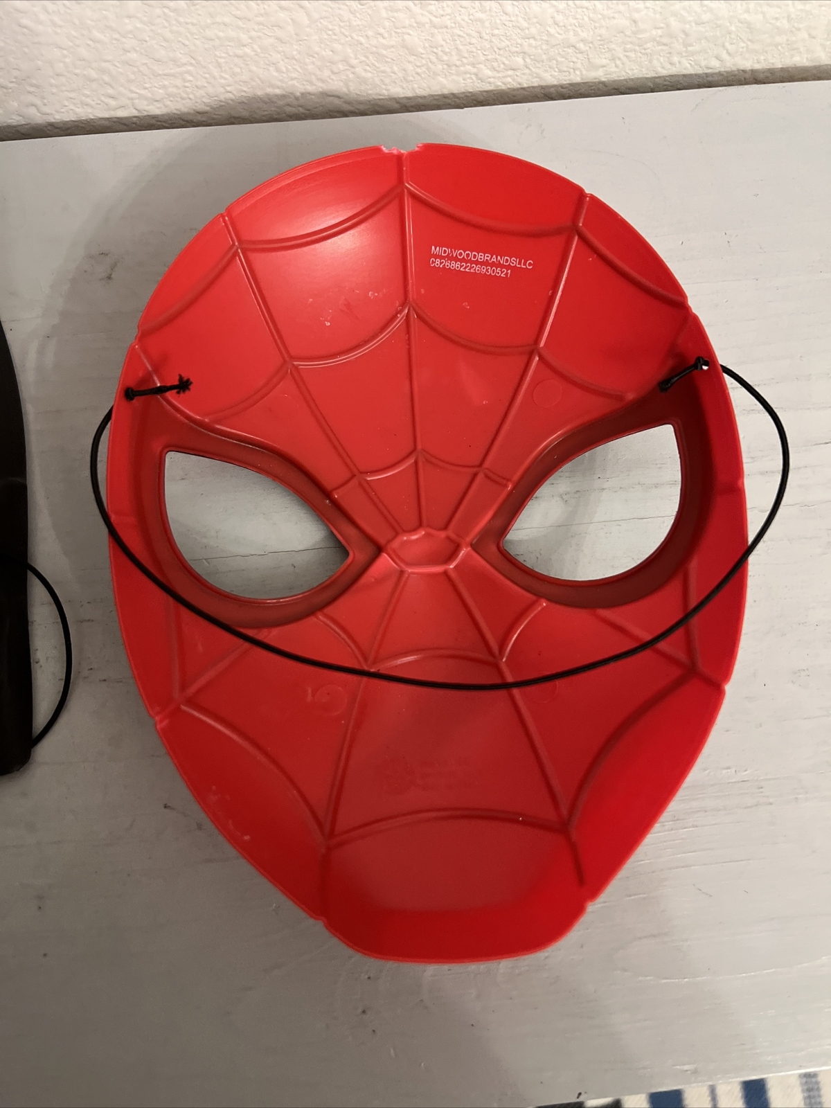 SPIDERMAN & BATMAN HALLOWEEN MASKS (PRE-OWNED)