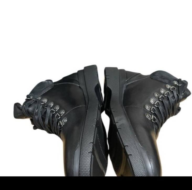 Thomas & Vine Sherman Leather Water Resistant Black Comfort Foam Boots sz 10 NIB