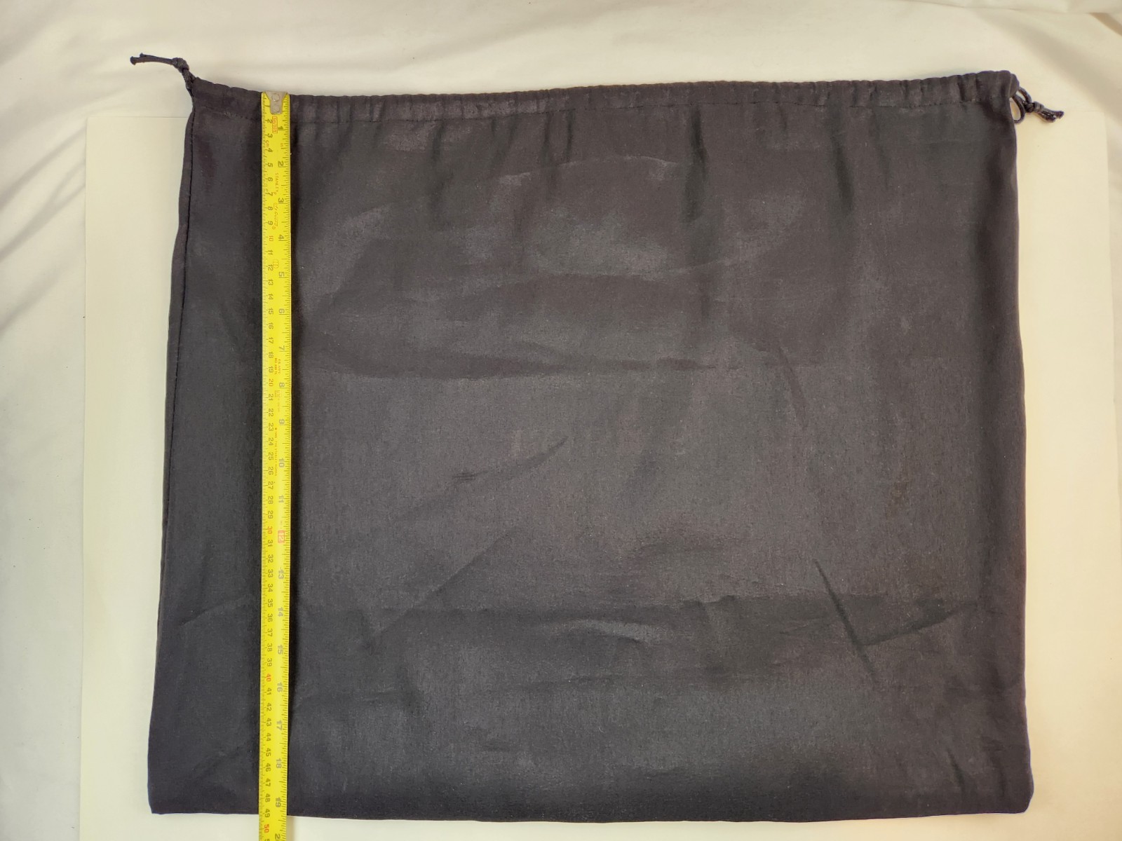 Authentic Loewe Black Dust Bag ONLY Drawstring 19×23″ Logo MADRID 1846 Storing