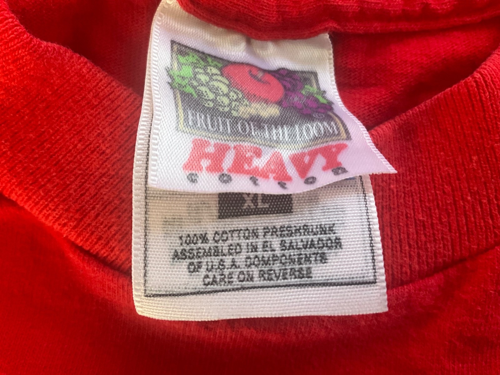 VTG 90s American Thunder Custom Motorcycles T-Shirt XL Red Biker Prior Lake MN