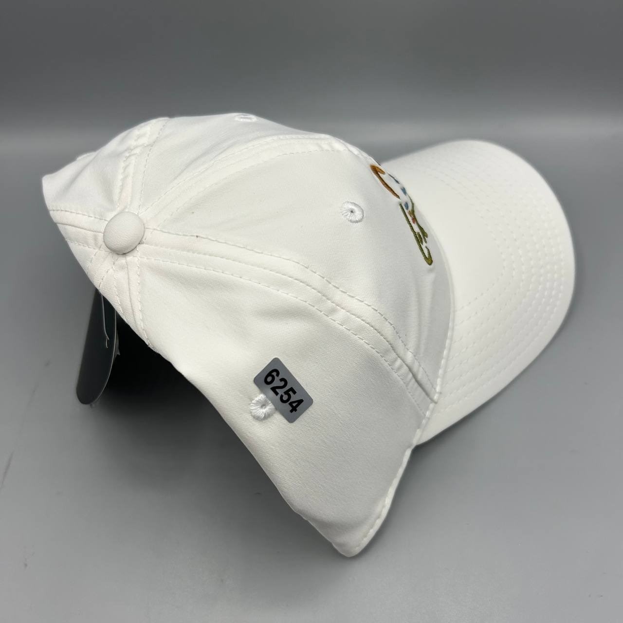 Greg Norman Golf Hat Men White Embroidered Strap Back Cap New
