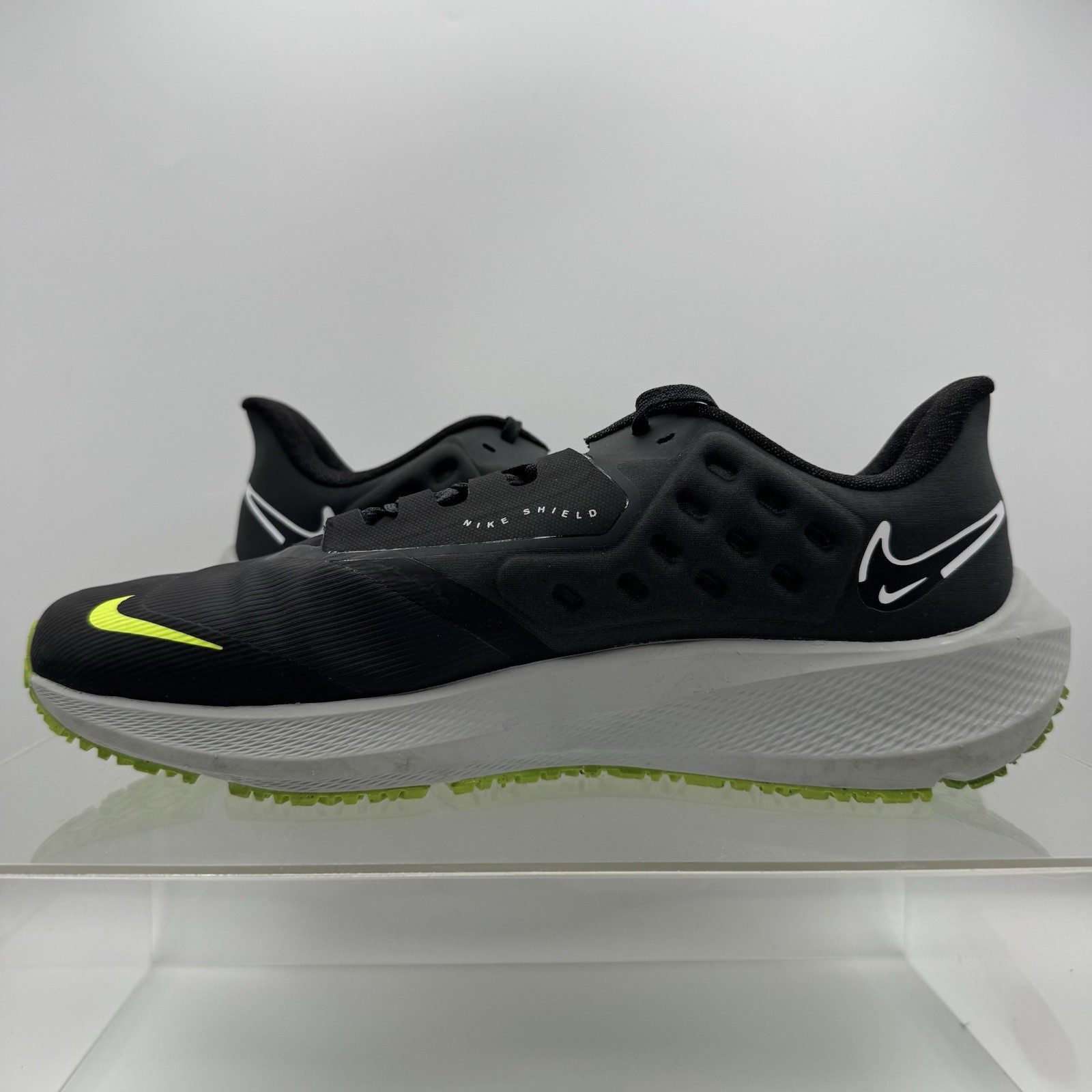 Nike Pegasus 39 Shield DO7625-002 Black Running Shoes Water Resistant Men’s 10