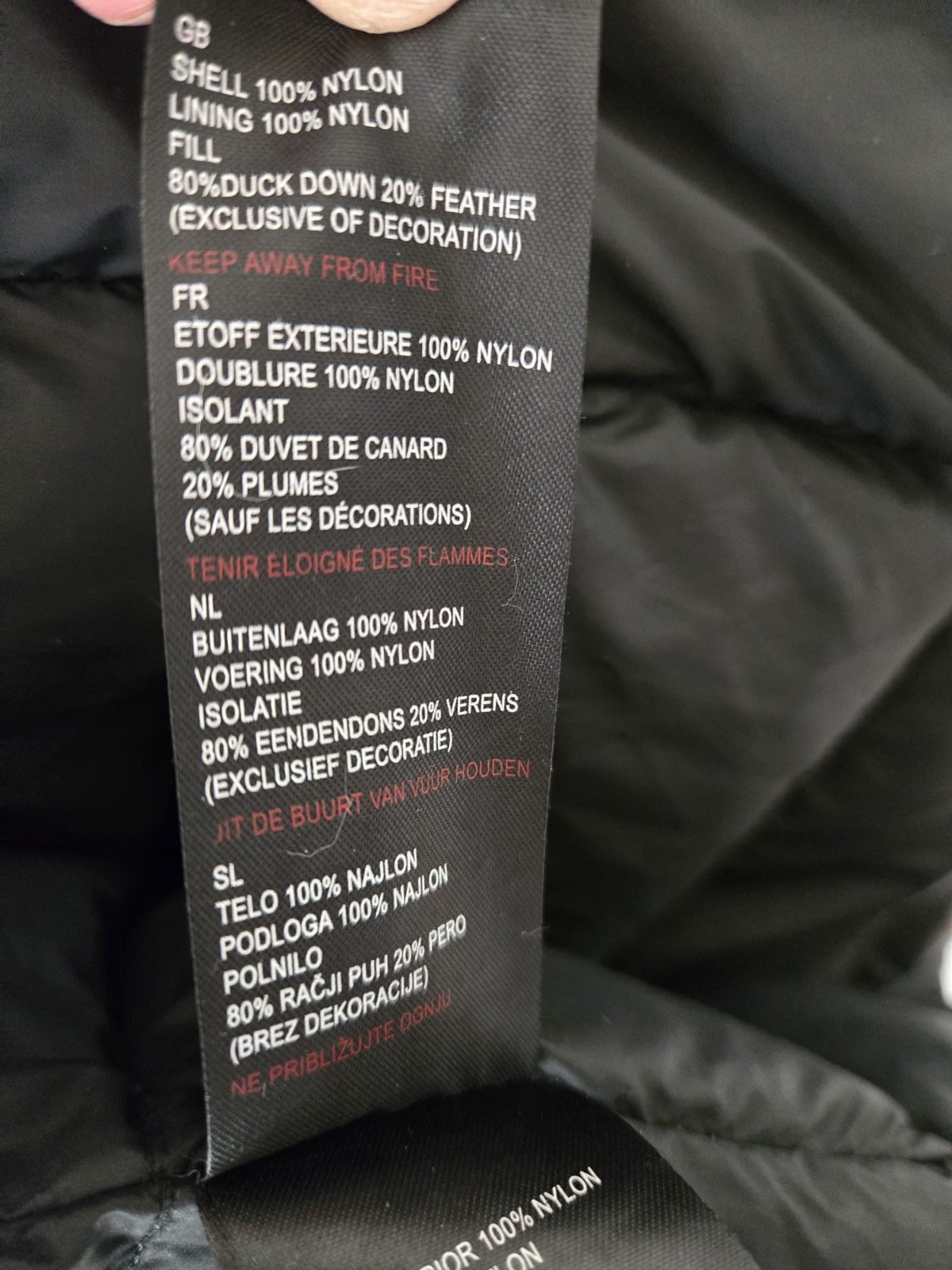Karrimor Black ‘KS-650+ Weathertite Xtreme’ Feather and Down Coat, Size 18